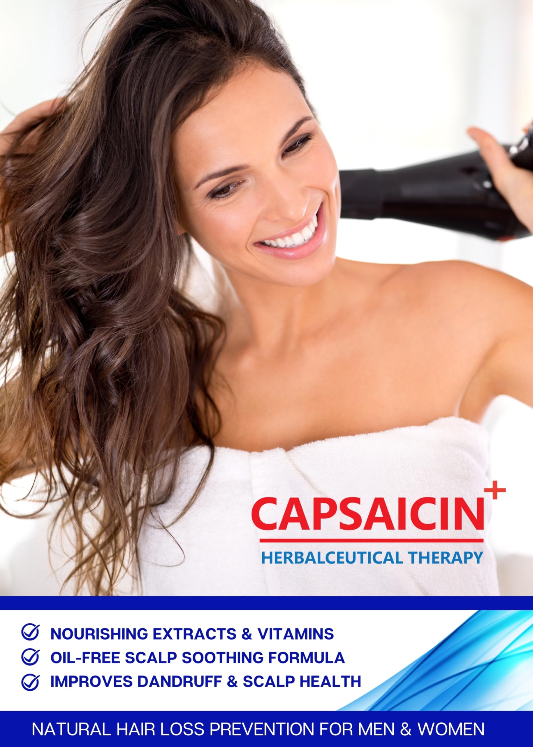 Botanical Hair Growth Therapy for Men & Women - Capsaicin Anti-Hair Loss Pre-Shampoo Scalp Treatment | Thinning Hair Prevention Shampoo & Conditioner | Promotes Natural Hair Growth for Thicker, Fuller Hair | Perfect for Daily Hair Care Routine & Scalp Health Maintenance
