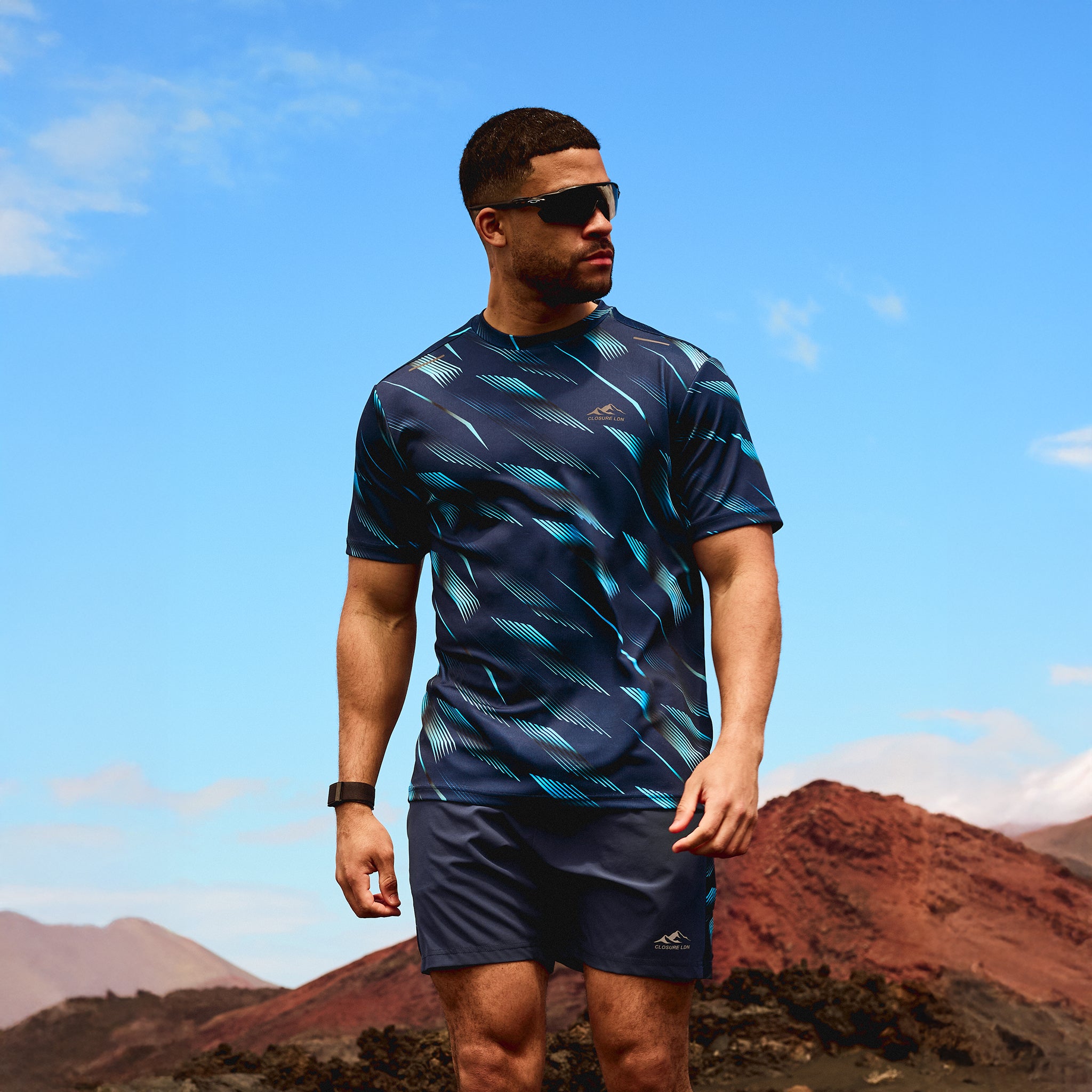 Multipack Speed Print Twinset in Mid Grey & Navy | Soft & Comfortable Matching Sets for Women | Perfect for Work, Travel, and Casual Outfits