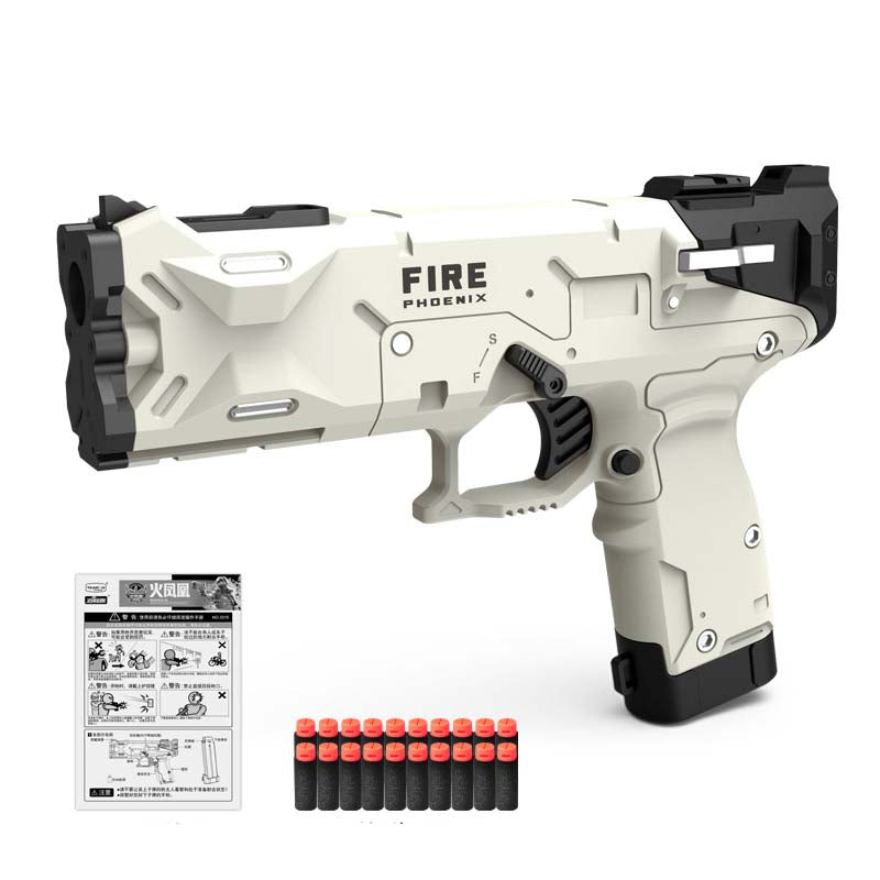 Fire Phoenix Hold Open Dart Blaster Toy - High Performance Foam Dart Blaster for Outdoor Games, Nerf Battles & Backyard Fun - Perfect for Kids, Teens & Adults