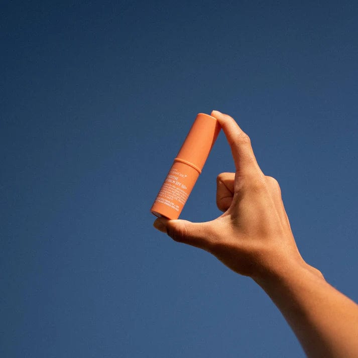 SPF50+ Sensitive Lip Balm for Dry & Chapped Lips - Moisturizing Sun Protection for Outdoor Activities, Hiking & Beach Days