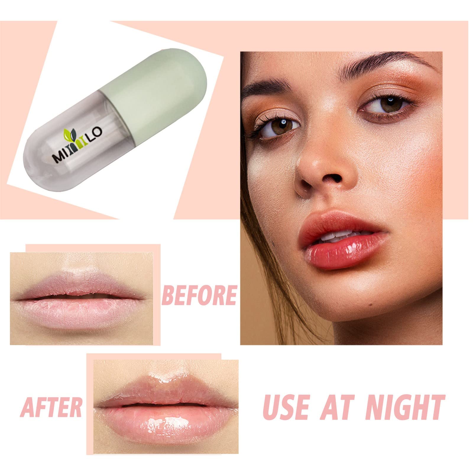 **Profusion Cosmetics Lip Plumper Set – Natural Lip Enhancer & Hydrating Lip Care Serum for Fuller Lips, Reduces Fine Lines, 11ml – Perfect for Daily Use & Nighttime Lip Treatment**