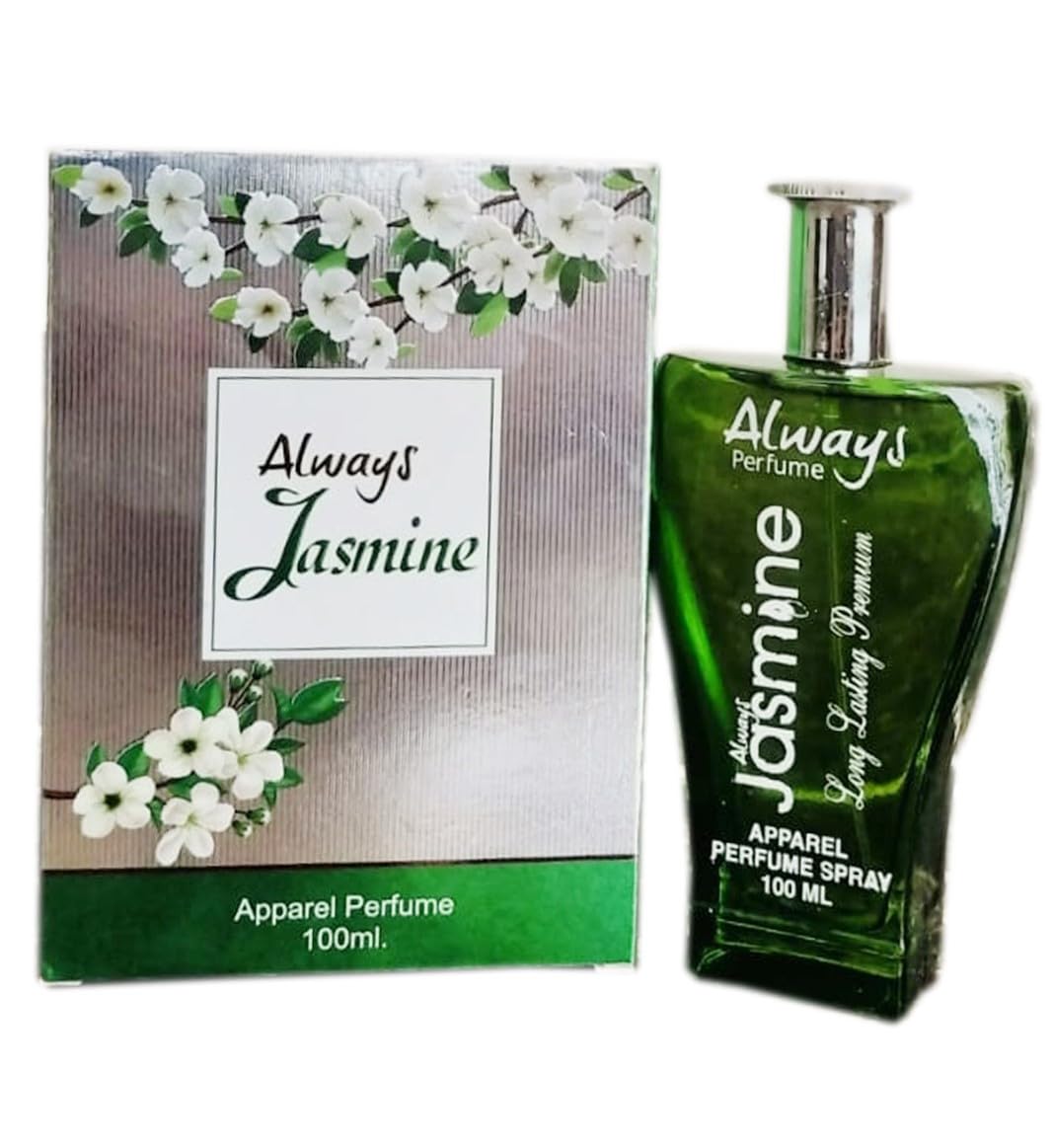 Always Perfume Jasmine - Unisex Eau de Parfum 100ml | Floral Fragrance for Men & Women | Perfect for Daily Wear, Date Nights & Special Occasions