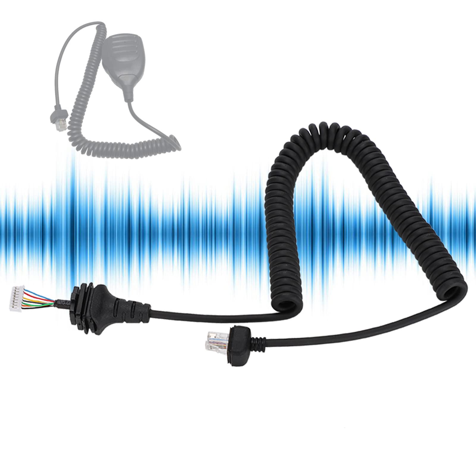 Durable ABS Hand Microphone Cable for ICOM Radio Microphone HM 152 | Lightweight & Portable | Ideal for Ham Radio, Emergency Communication & Field Operations