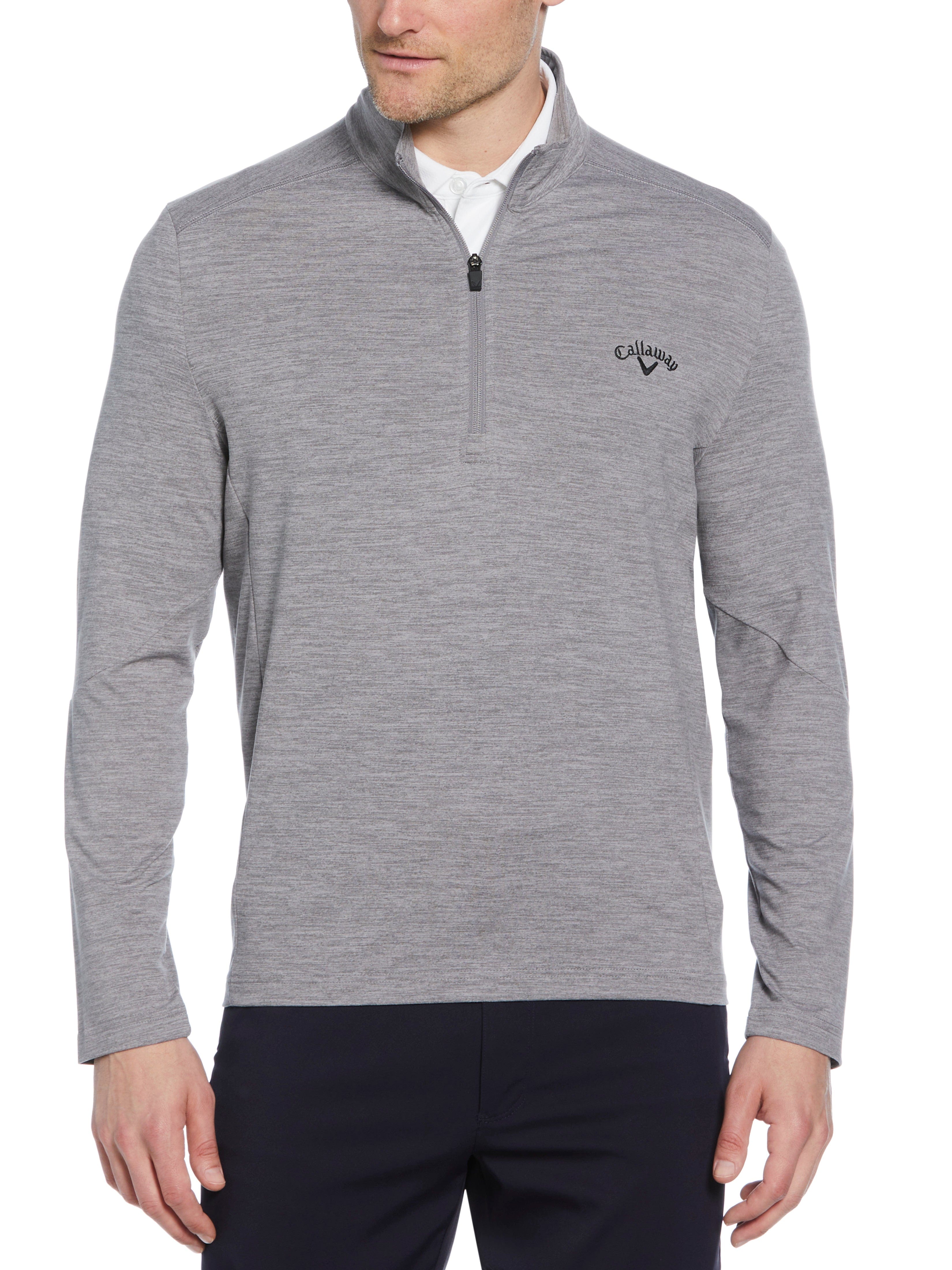 Men's Lightweight 1/4 Zip Golf Pullover - Breathable Quick-Dry Performance Shirt for Golfing, Running & Outdoor Activities