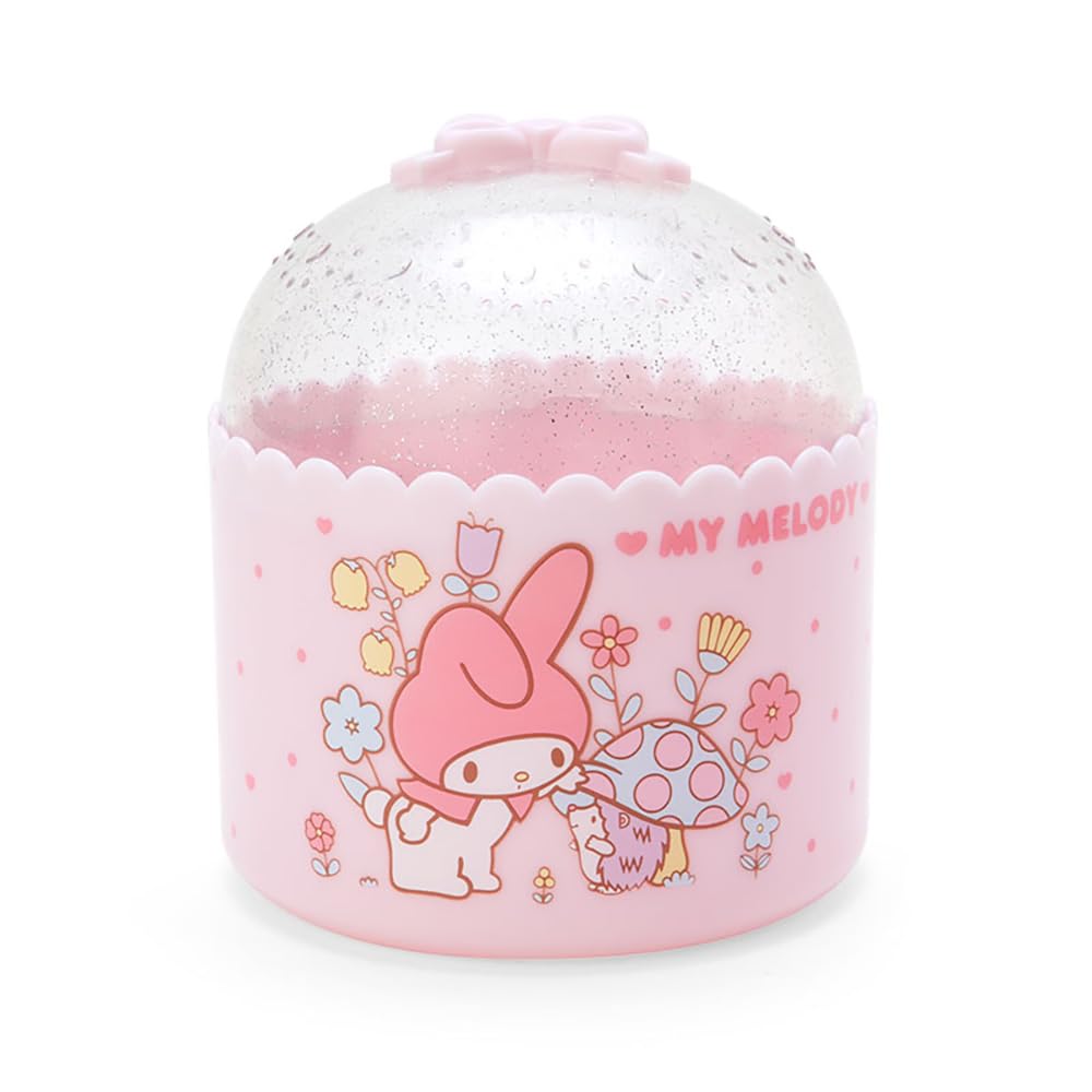 Sanrio My Melody Cute Decorative Storage Box - 4.3 x 4.3 x 4.5 Inches Small Organizer for Jewelry, Makeup, Stationery & Home Decor