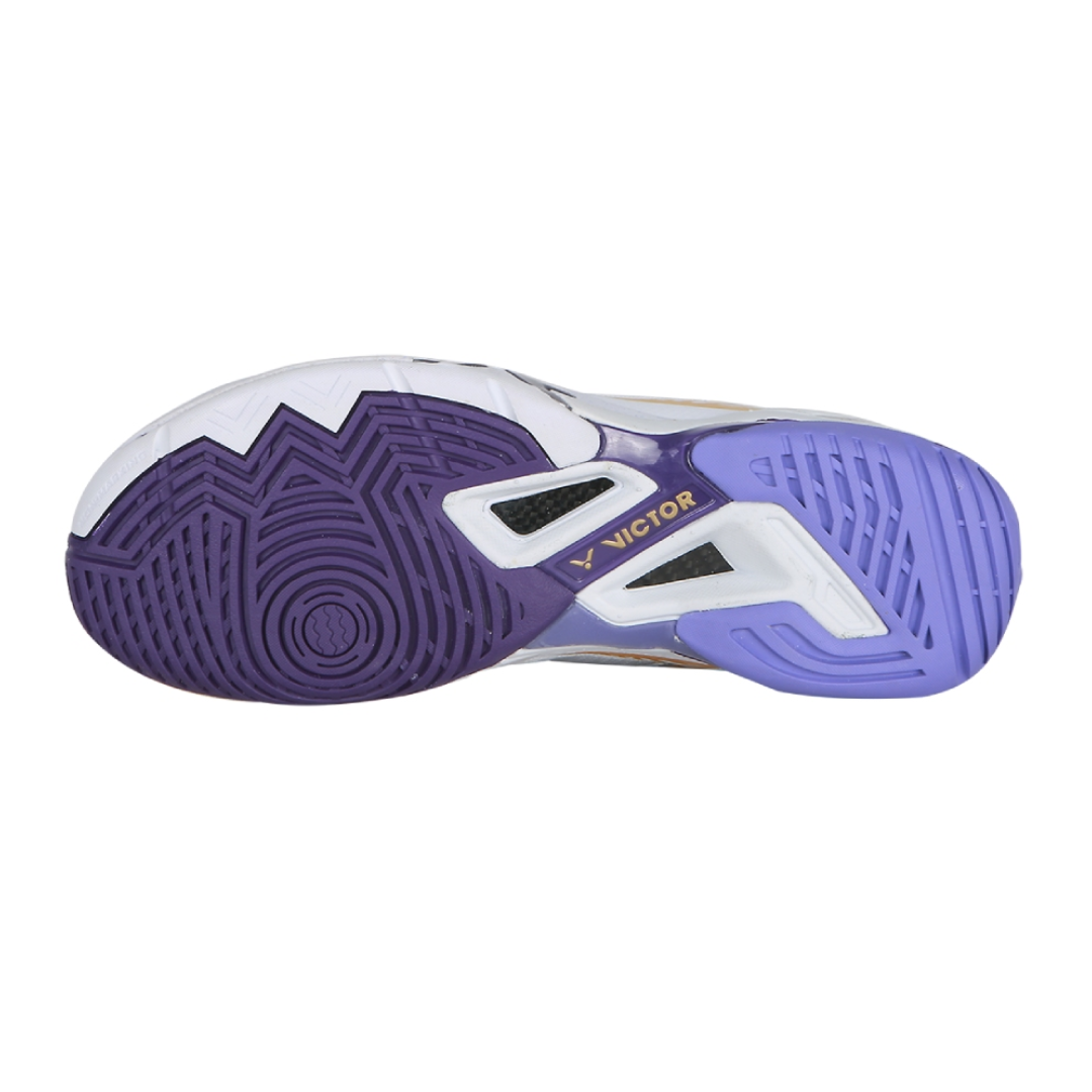 Victor P9200TTY Professional Badminton Shoes for Men & Women - Lightweight, Non-Slip, Breathable - Pearly White - Perfect for Indoor Court Sports & Training