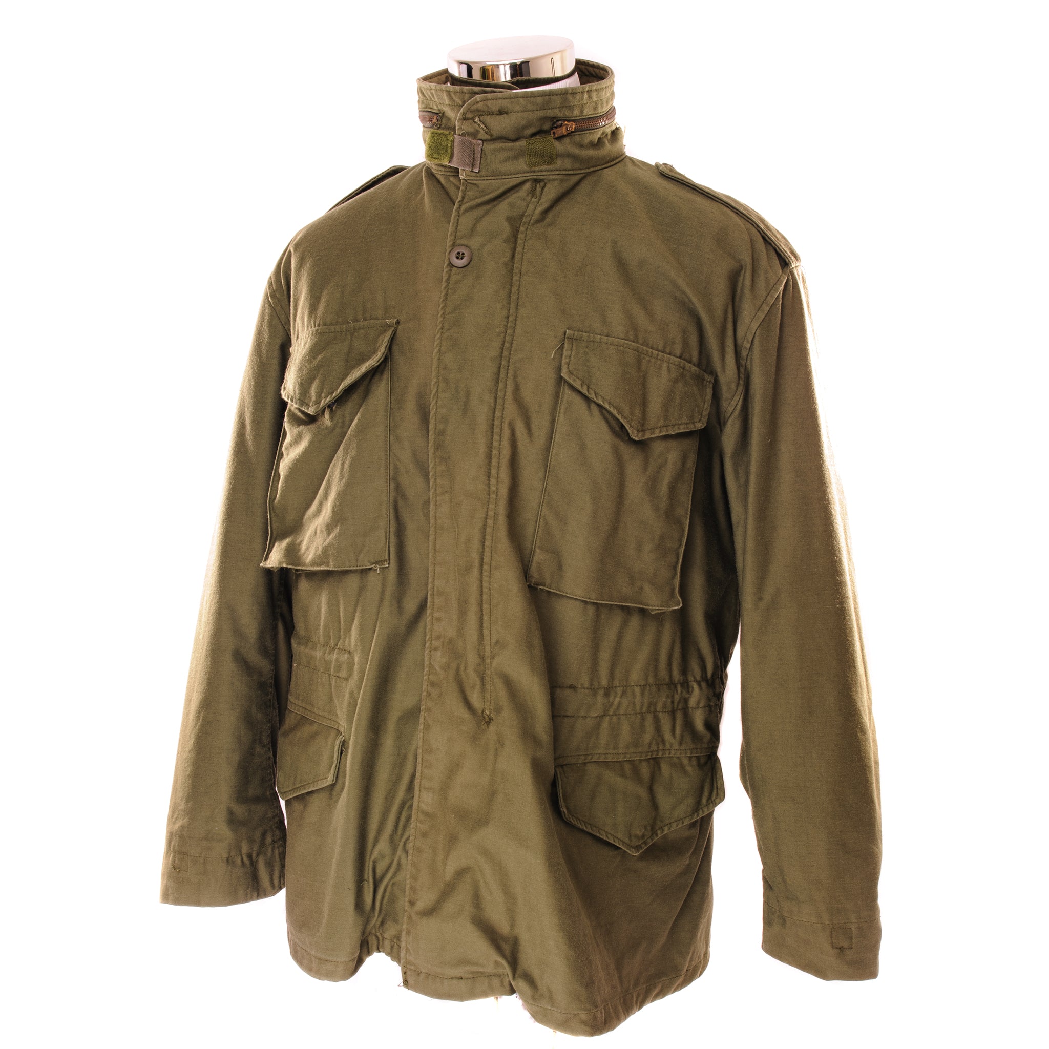 Vintage US Army M-1965 M65 Field Jacket - Size Large Regular with Detachable Liner | Military Green Outerwear for Men | Perfect for Outdoor Adventures, Camping & Urban Fashion