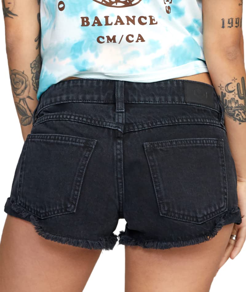 RVCA Women's Denim Regular Fit Shorts - Comfortable Casual Stretch Jean Shorts for Summer | Perfect for Beach, Travel & Everyday Wear