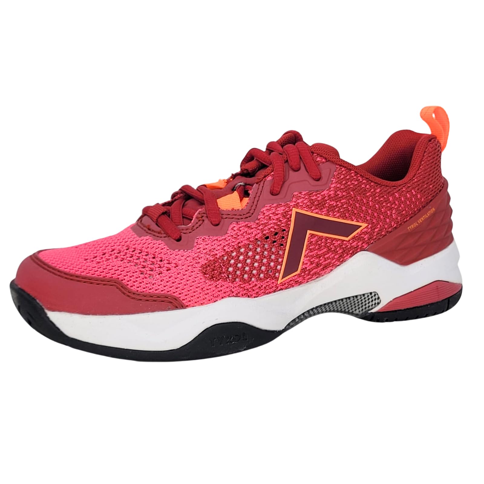 Tyrol Women's Smash Pickleball Shoes - Lightweight & Breathable Court Shoes for Women (Pink/Crimson, Size 9.5) | Perfect for Pickleball, Tennis & Indoor Sports