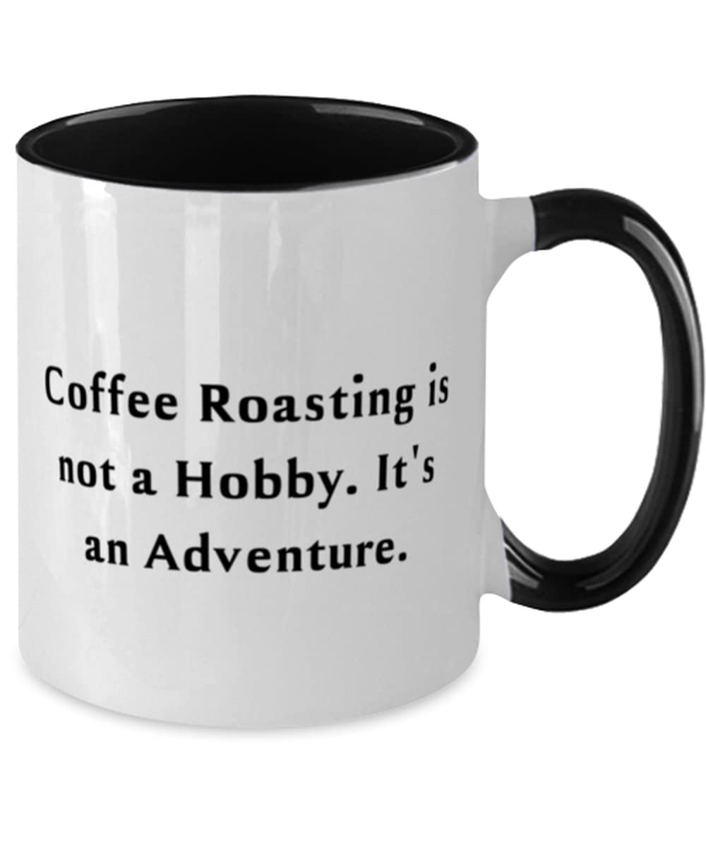 Funny Coffee Roasting Two Tone 11oz Mug - Perfect Gift for Coffee Lovers & Roasters - Ideal for Home, Office & Coffee Shops