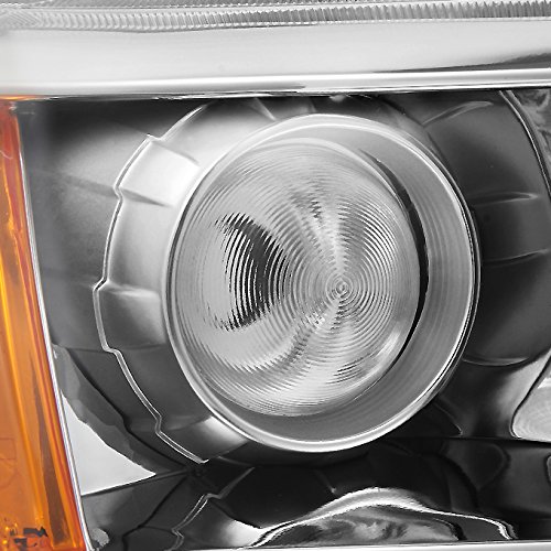 AKKON Clear Projector Headlights for Honda Pilot - Driver Left & Passenger Right Side Replacement - Upgrade Your Night Driving Safety & Style