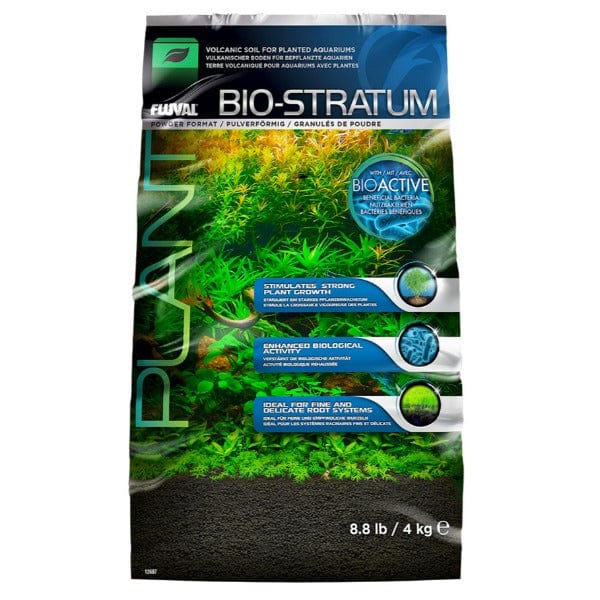 Fluval Bio Stratum Planted Aquarium Substrate - Natural Volcanic Soil for Healthy Plant Growth, Ideal for Shrimp Tanks & Aquatic Plants | Perfect for Freshwater Aquascaping & Fish Tank Setup