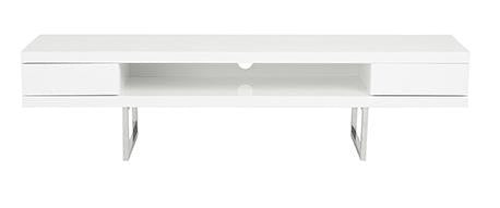 EURO Miranda Media Stand 63 Inch TV Stand with Storage Shelves - Perfect for Living Room, Bedroom, and Home Theater Setup
