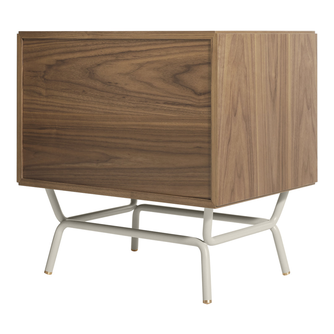 Modern Blu Dot Dang Nightstand - Minimalist Bedside Table with Storage Shelf | Perfect for Small Spaces, Bedrooms & Apartments