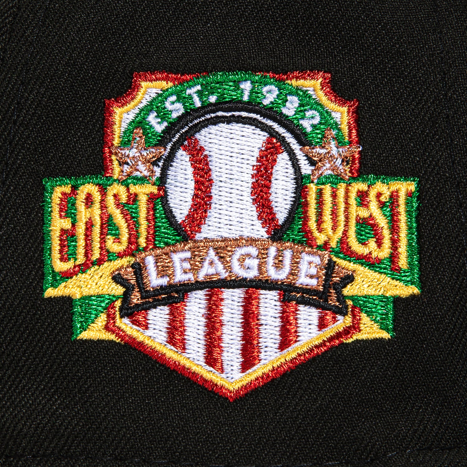 New Era 59Fifty Homestead Grays East West League Patch Baseball Cap - Black & Kelly Green - Vintage Baseball Hat for Men - Perfect for Sports Fans, Collectors, and Casual Wear