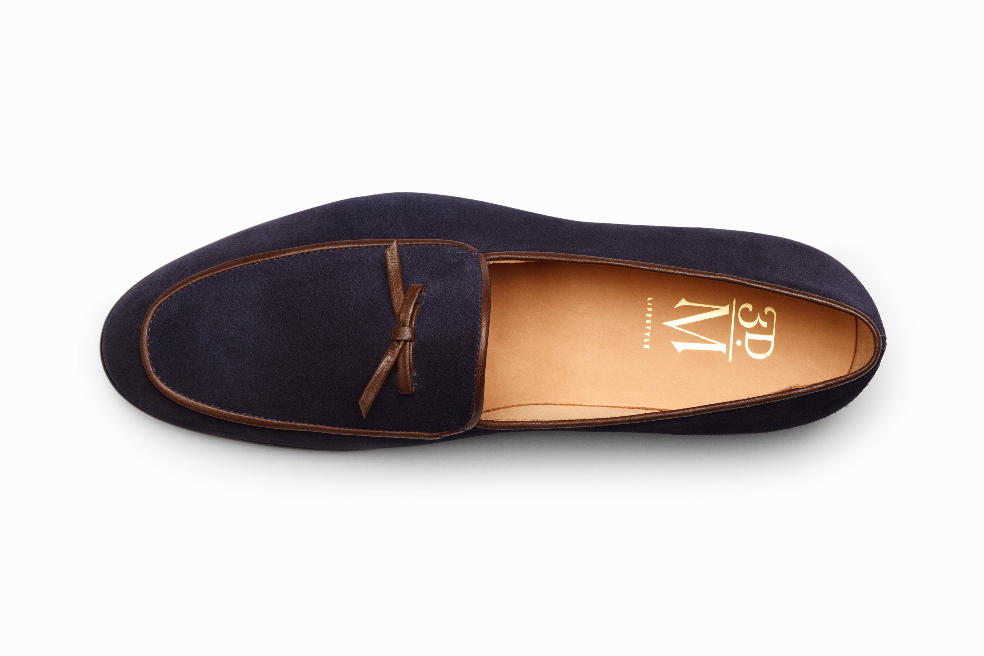 Premium Belgian Loafers for Men - Navy Blue Suede Leather Slip-On Shoes | Comfortable & Stylish Casual Dress Shoes for Office, Travel & Everyday Wear