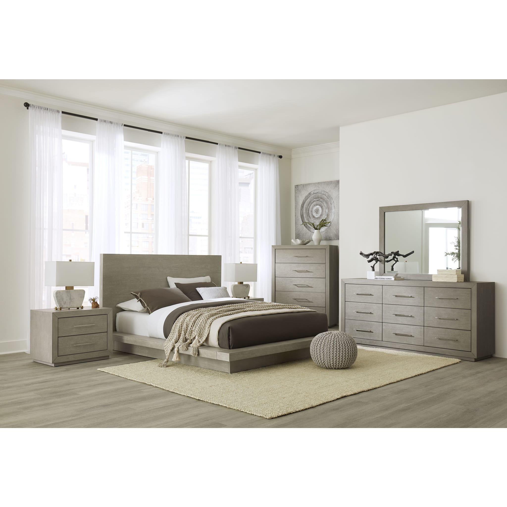 2024 Melbourne Nine-Drawer Dresser in Mineral - Stylish & Spacious Bedroom Storage for Modern Homes