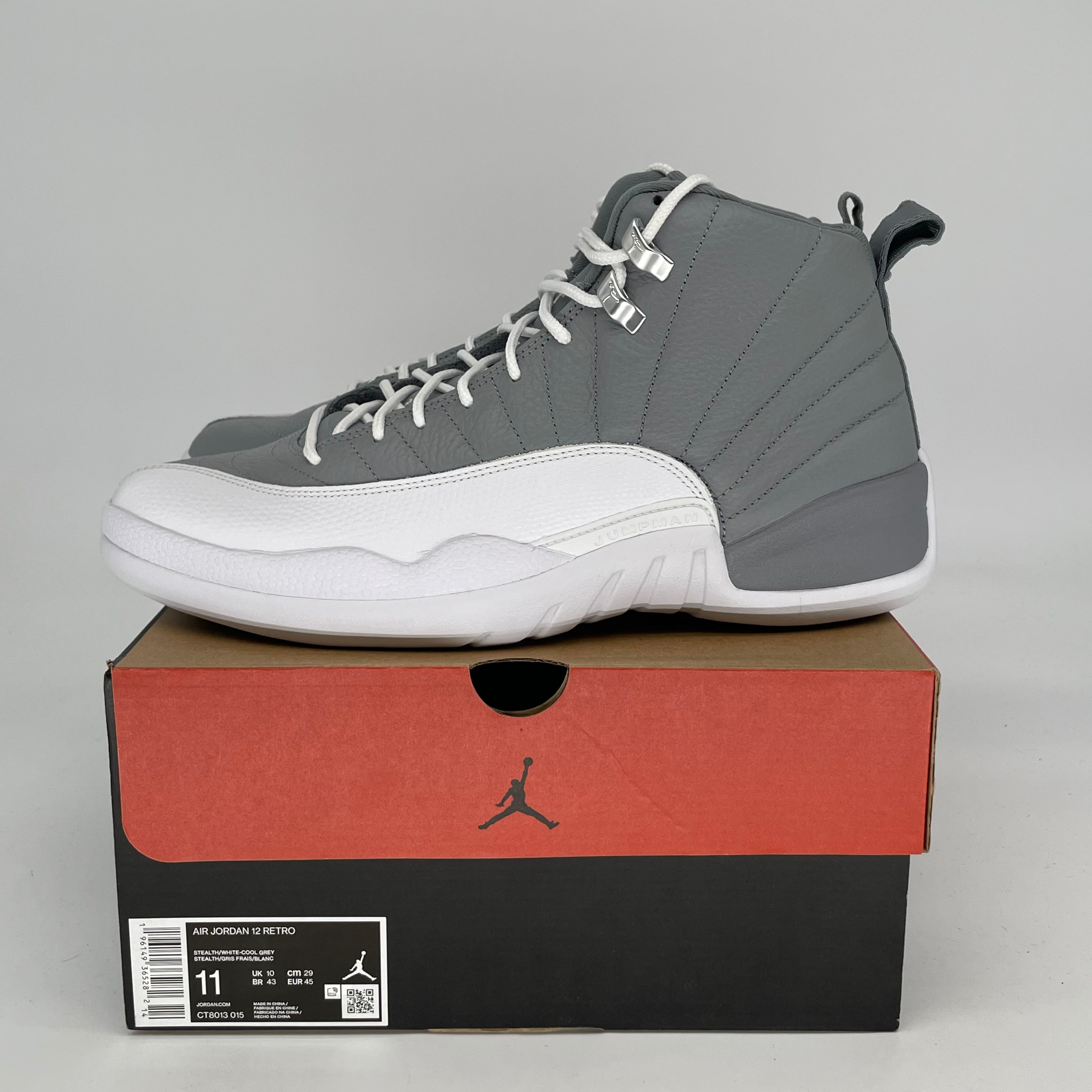 AIR JORDAN 12 STEALTH Basketball Shoes - Men's Size 11/Women's Size 12.5 - Style CT8013-015 - Perfect for Court Performance & Streetwear Fashion