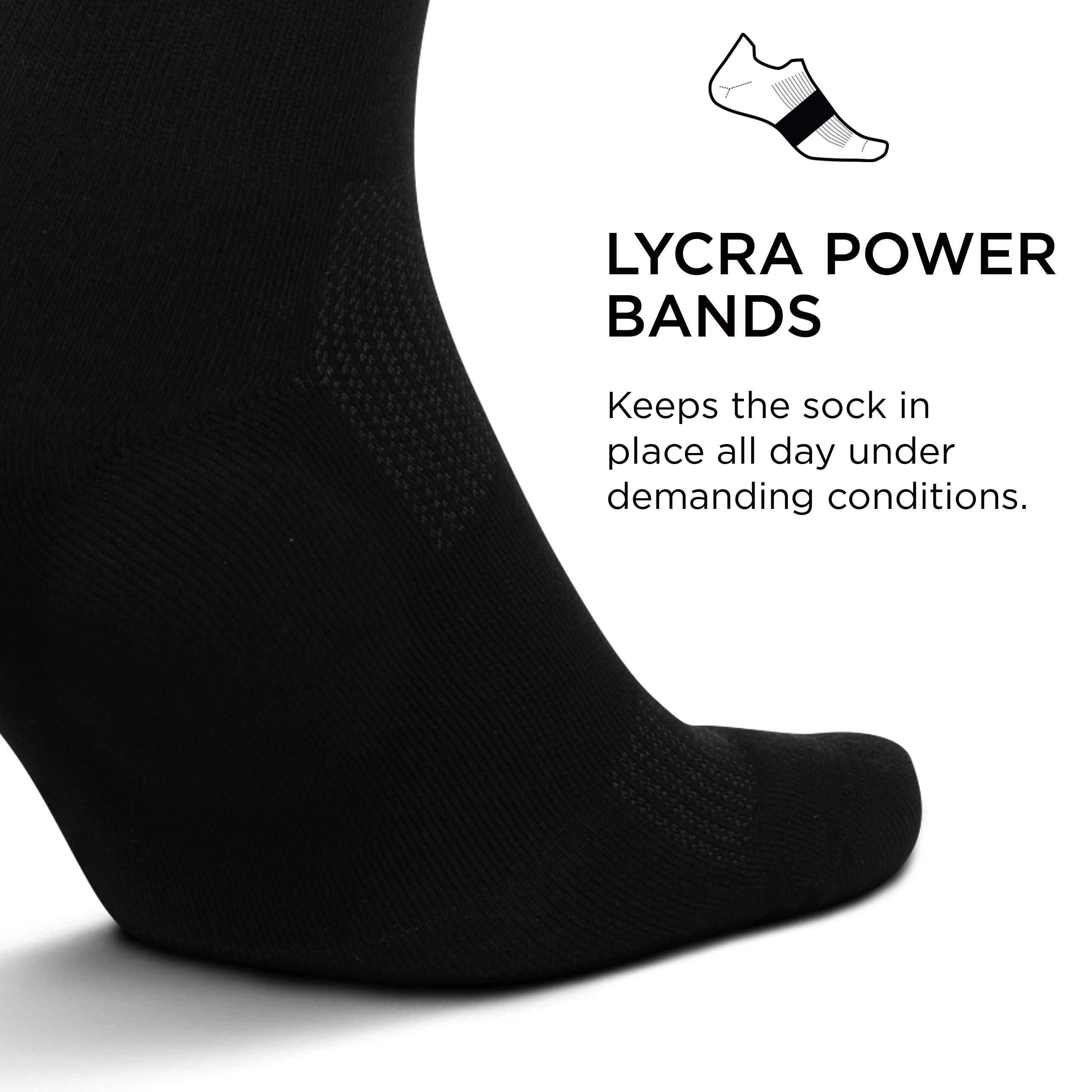 Feetures High Performance Max Cushion Classic Crew Socks for Women & Men - Moisture-Wicking Athletic Socks for Running, Hiking & Sports - 1 Pair - Breathable & Comfortable Workout Socks for Gym & Daily Wear