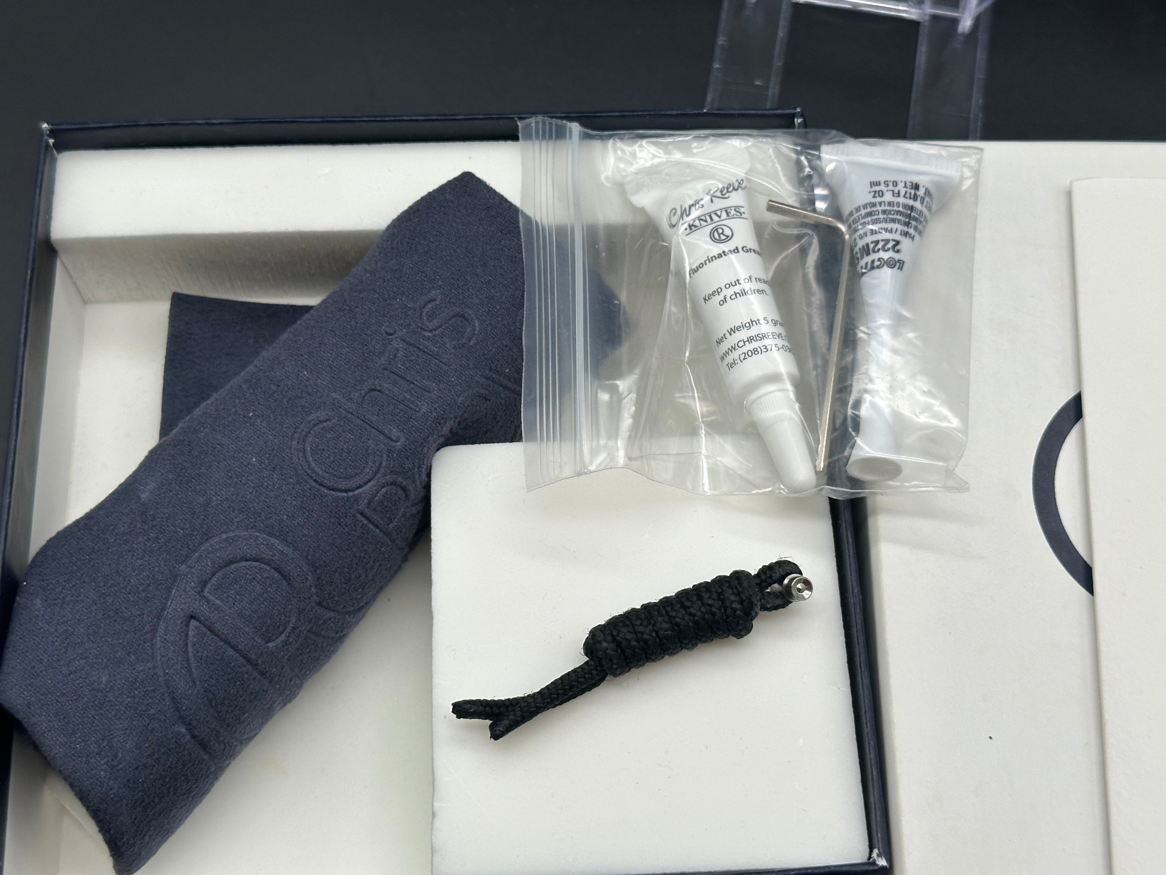 Chris Reeve Knives CRK Small Sebenza 31 Folding Pocket Knife - Black Canvas Micarta Handle, Drop Point Blade - EDC, Outdoor, Camping, Survival Gear