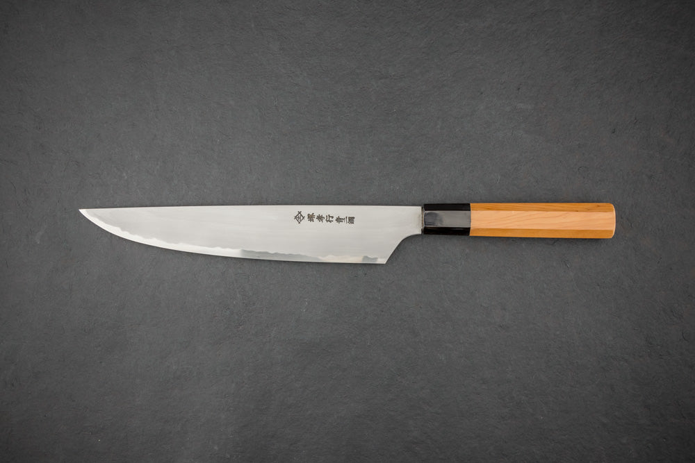 Premium Sakai Takayuki Homura Kogetsu Sujihiki Knife 240mm - Handcrafted Japanese Slicing Knife for Sushi, Meat & Delicate Cutting | Professional Chef & Home Cooking Essential