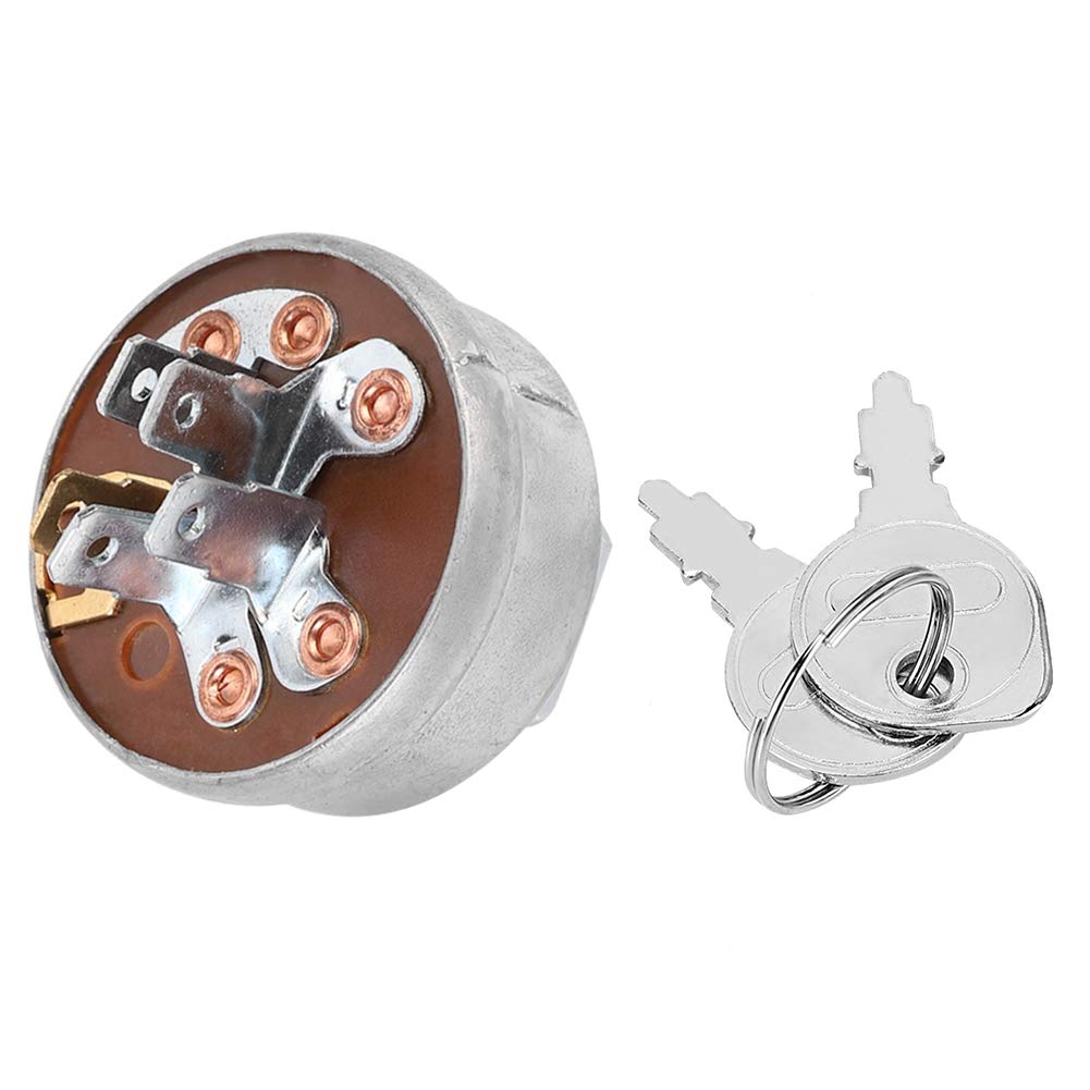 Lawn Mower Ignition Starter Switch with 2 Keys - Compatible with Models 725-0267A, 925-0267, 925-0267A - Replacement for Riding Mower & Tractor Starting System - Perfect for Lawn Maintenance & Garden Equipment Repair