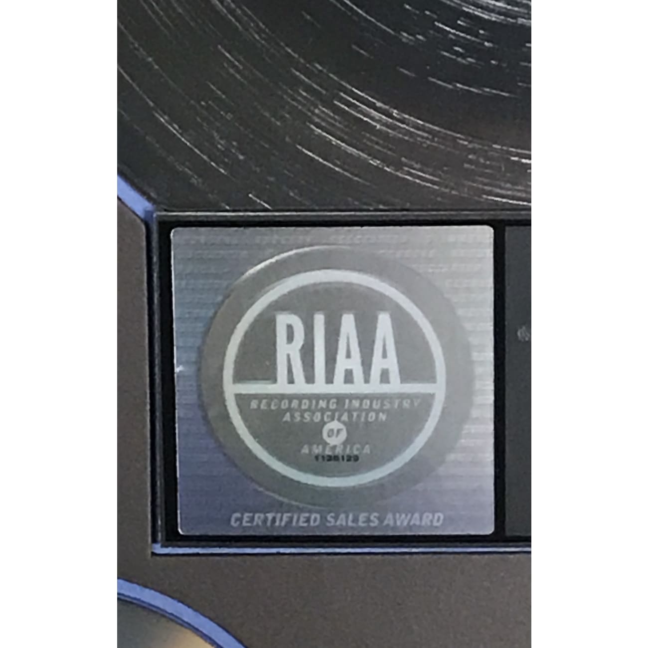 Janis Joplin Pearl Album RIAA 4x Platinum Award - Rare Collectible Music Memorabilia for Fans & Vinyl Enthusiasts - Perfect for Music Room Decor & Collector's Display