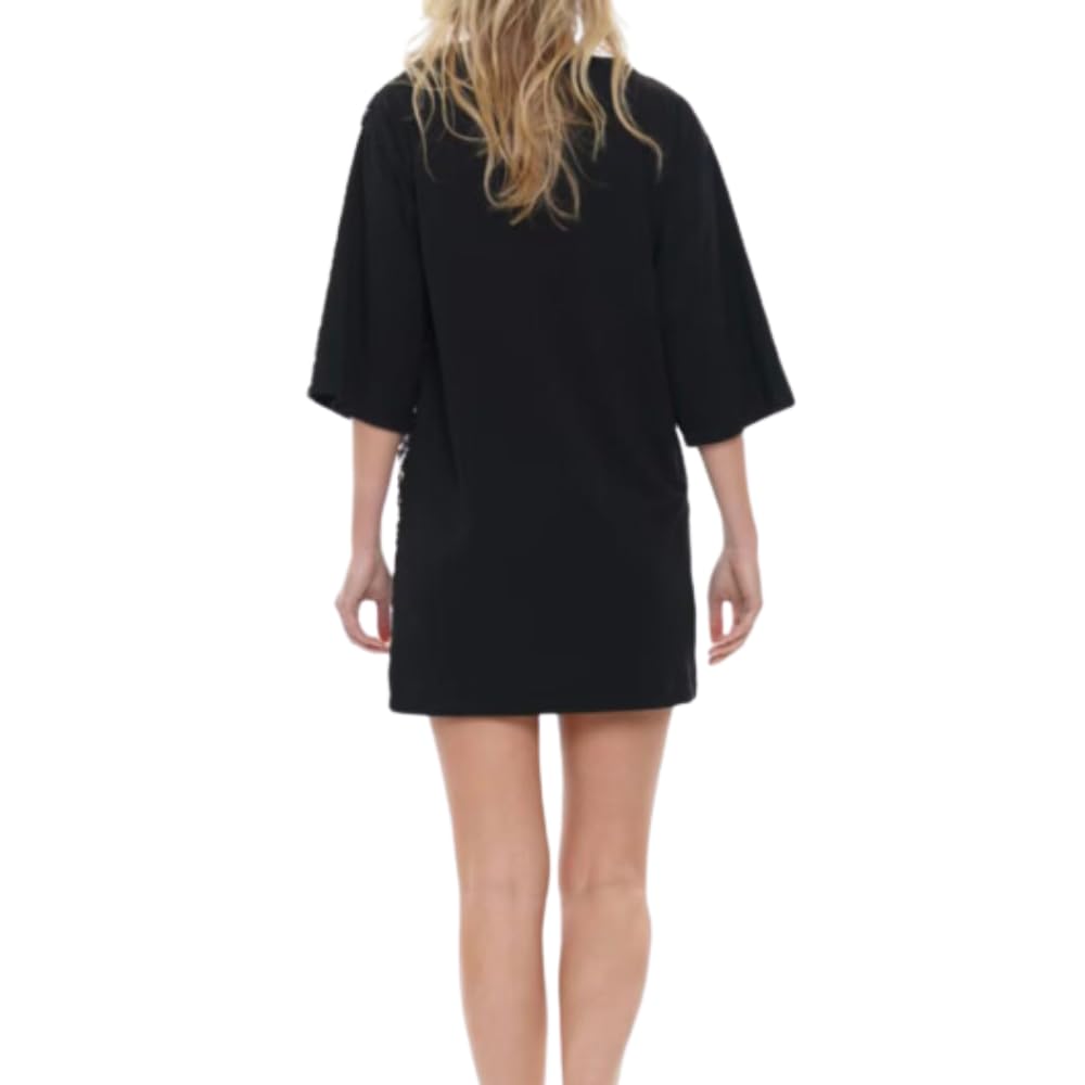 Jaytep Women's Sequin T-Shirt Dress - Birthday Party Outfit, One Size Fits All, Glitter Sequin One Side (Perfect for Birthday Celebrations, Girls Night Out, Club Wear & Special Occasions)