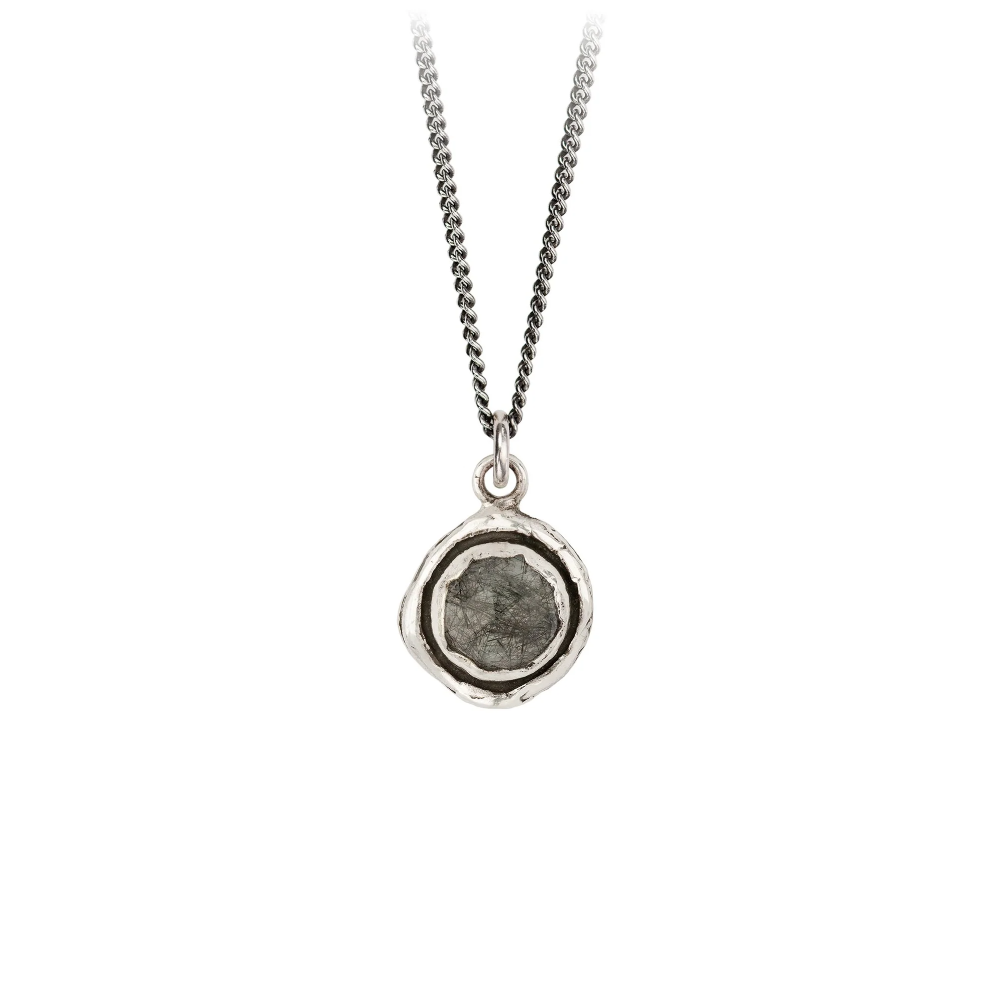 Faceted Stone Talisman Necklace - Natural Gemstone Pendant for Protection & Good Luck - Perfect for Spiritual Healing, Meditation & Energy Balancing