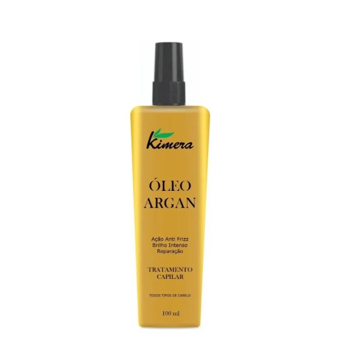 Kimera Argan Oil Hair Serum - Anti Frizz, Intense Shine & Repair Treatment (100ml) - Best for Dry, Damaged Hair & Split Ends - Perfect for Daily Use & Styling
