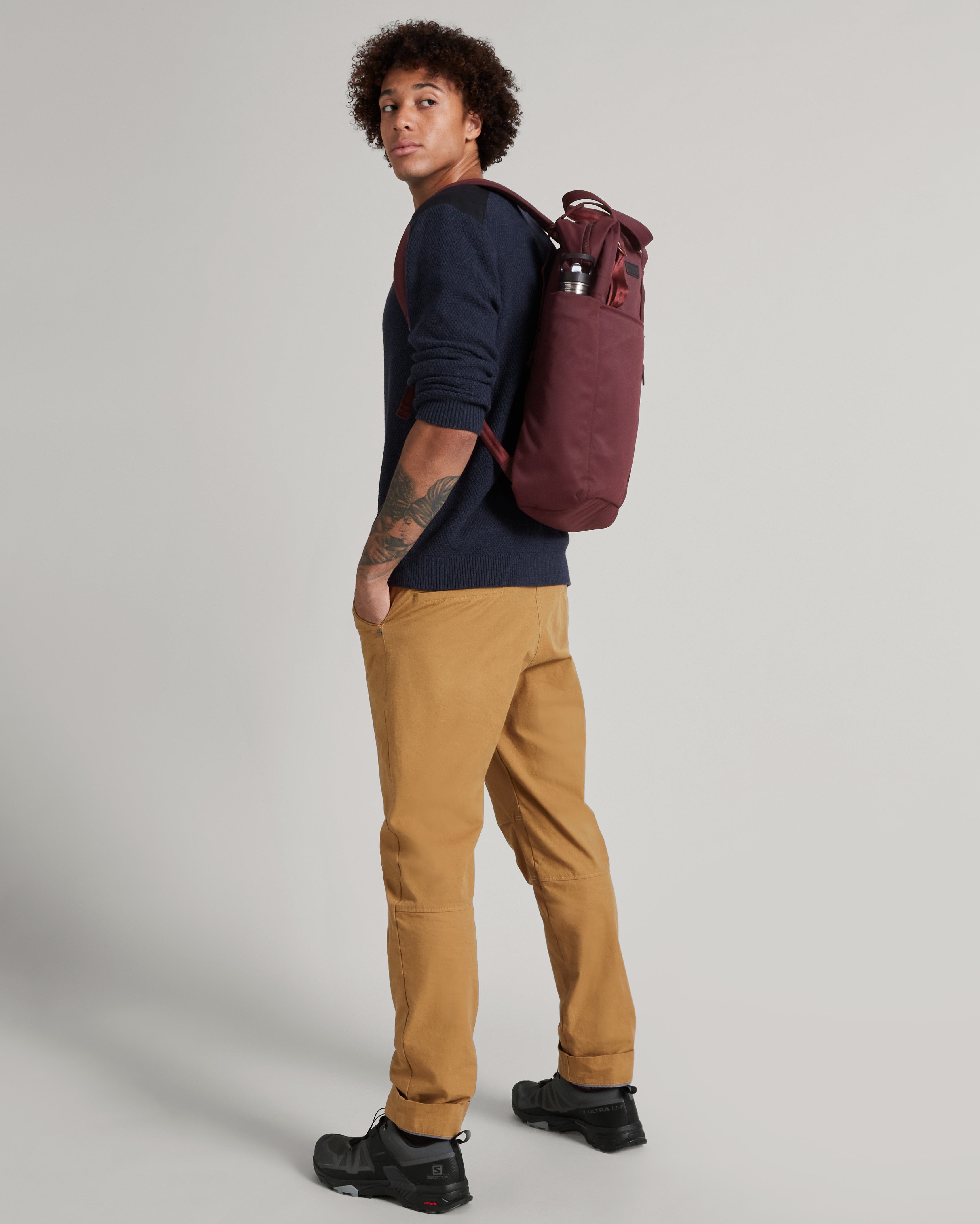 Apex Convertible Tote Bag 20L Mahogany Brown - Stylish Work Tote, Travel Bag & Everyday Carryall for Women & Professionals
