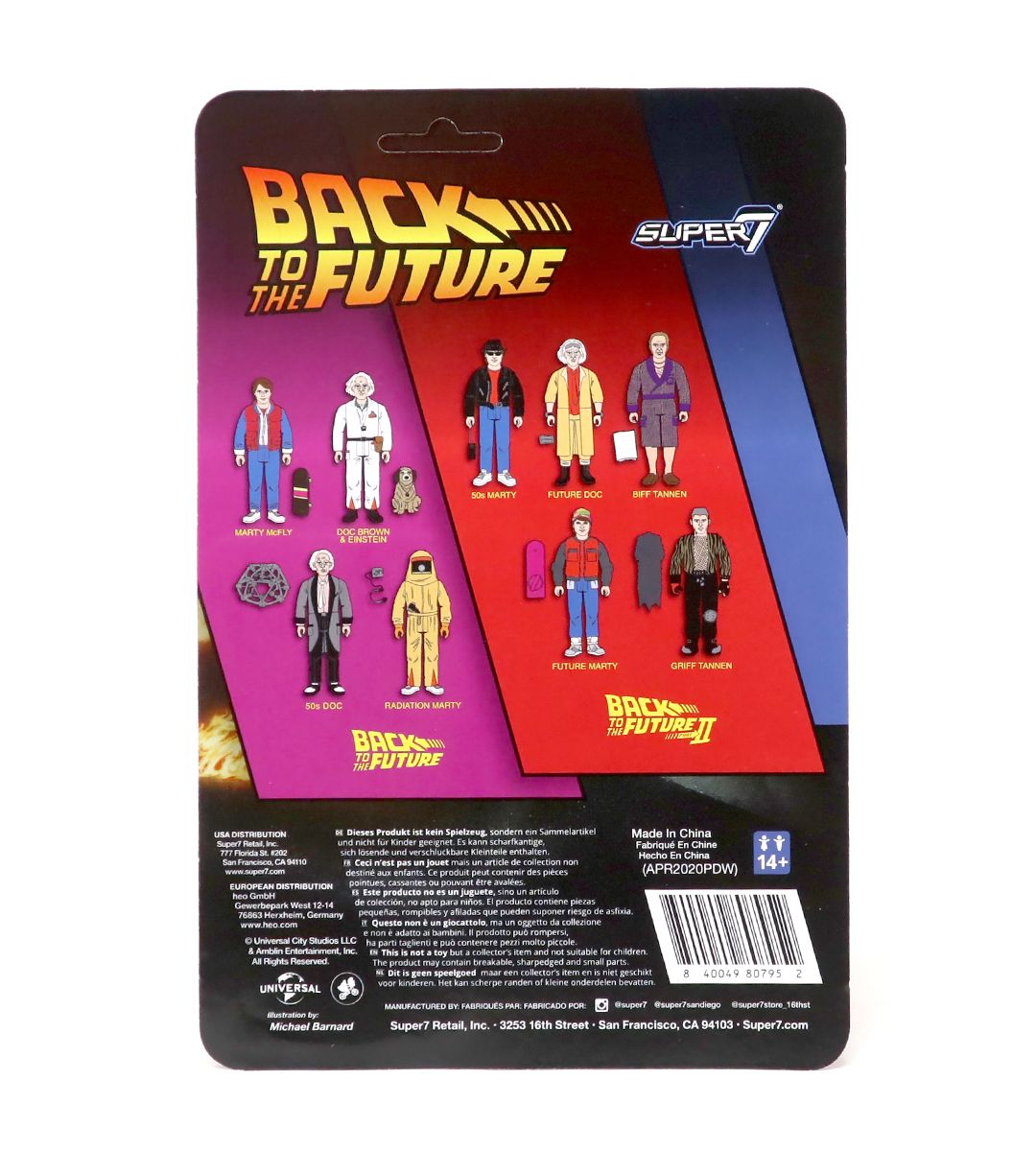 Fifties Marty BTTF2 ReAction Figure - Back to the Future Part II Collectible Toy for Fans & Movie Enthusiasts | Perfect for Display, Gifts, and Nostalgic Fun