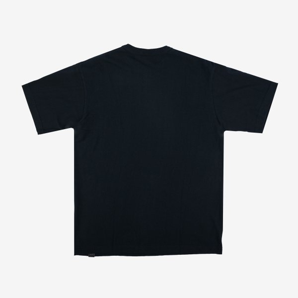 Iron Heart IHT 1610L BLK 6.5oz Loopwheel Crew Neck T-Shirt - Premium Long Body Cotton Tee for Men | Casual Wear, Street Style & Layering