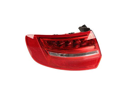 Audi A3 Left Driver Side Outer Tail Light Assembly - Compatible with 2009-2013 Models with Rear Fog Lights | Replacement for Broken or Damaged Tail Lights | Enhances Vehicle Safety and Style