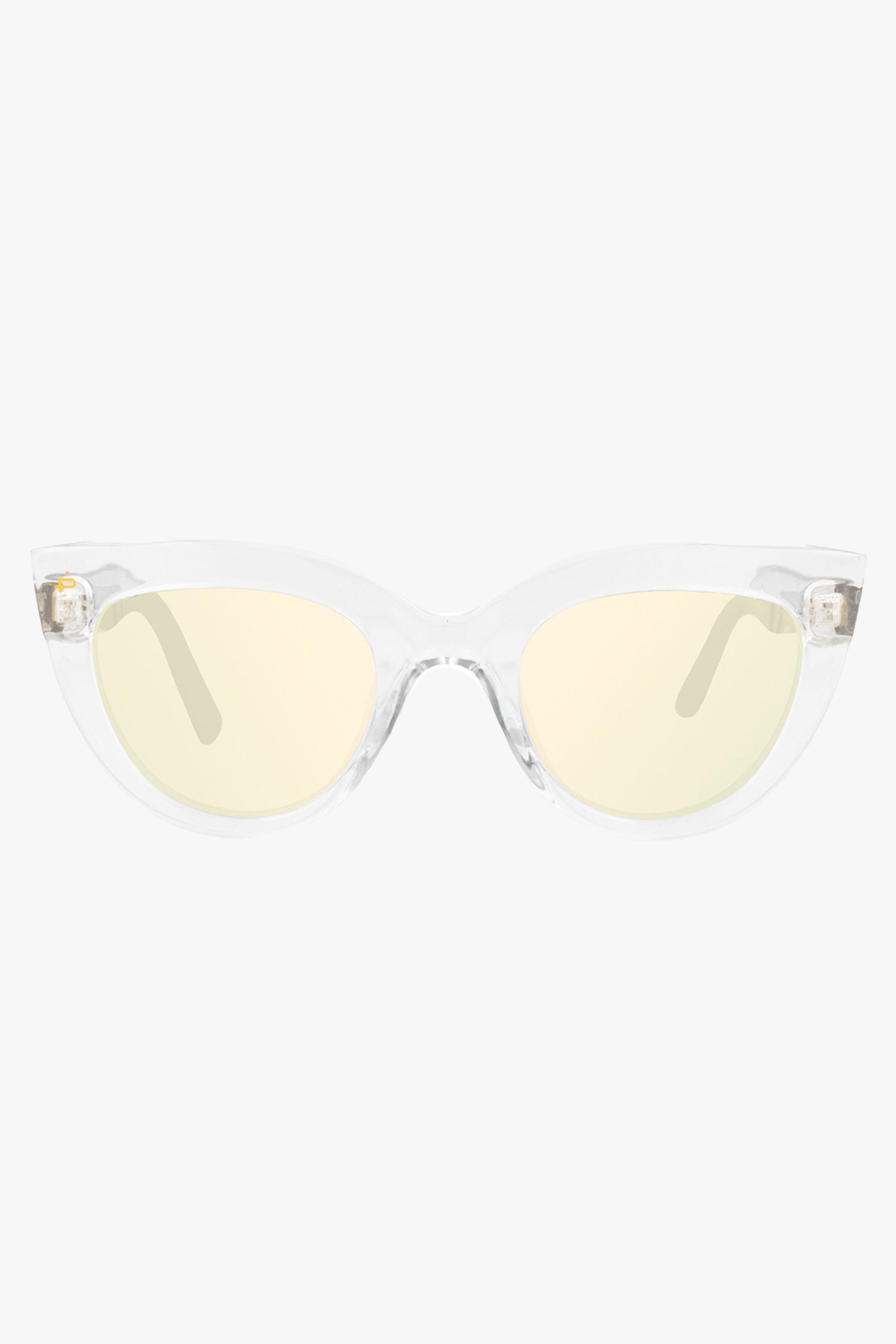 Double Take Cat Eye Crystal Sunglasses for Women - UV Protection Fashion Sunglasses - Perfect for Beach, Driving & Outdoor Activities
