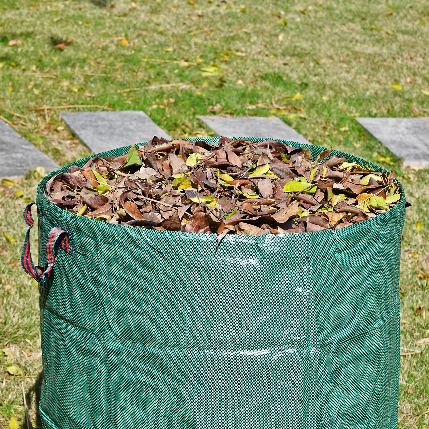 Heavy Duty 72 Gallon Garden Waste Bags - 3 Pack with Handles (30