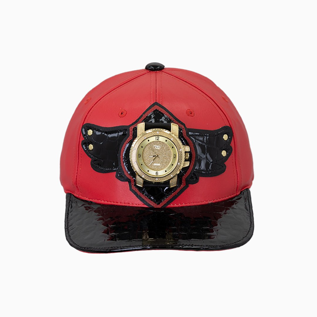 Breyer's Buck 50 Leather Watch Hat - Genuine Leather Adjustable Strap for Men & Women - Perfect for Outdoor Adventures, Hunting, and Casual Wear