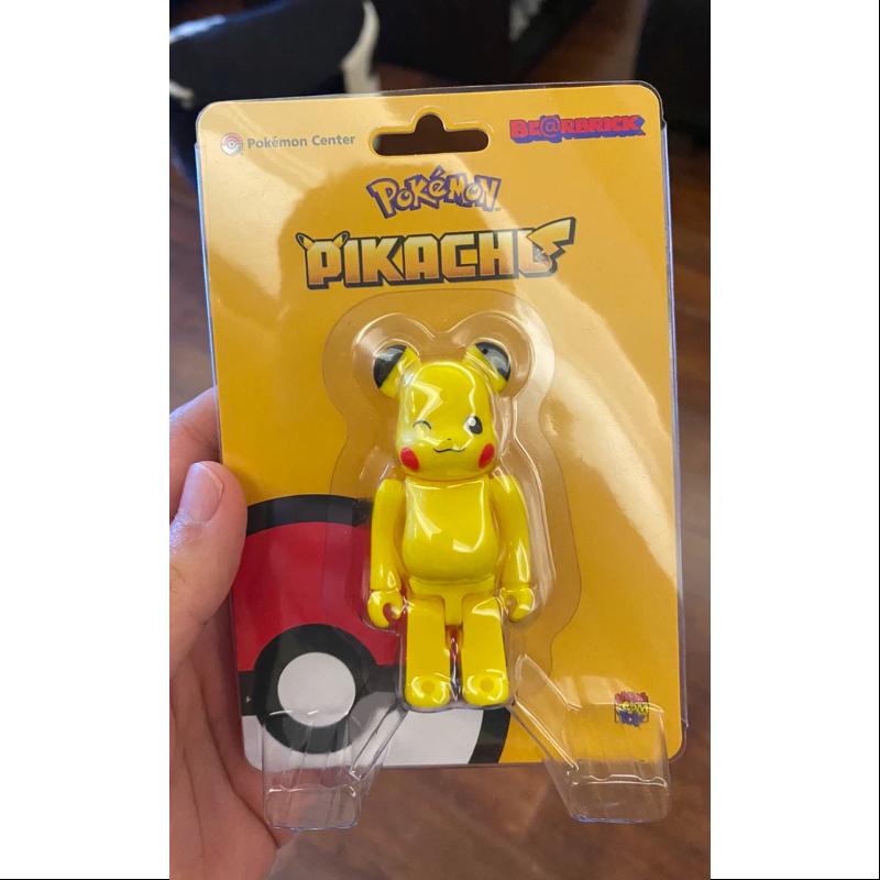 Medicom Be@rbrick 100% Limited Edition Pokemon Pikachu Collectible Figure - Perfect for Anime Fans, Gift Giving & Display