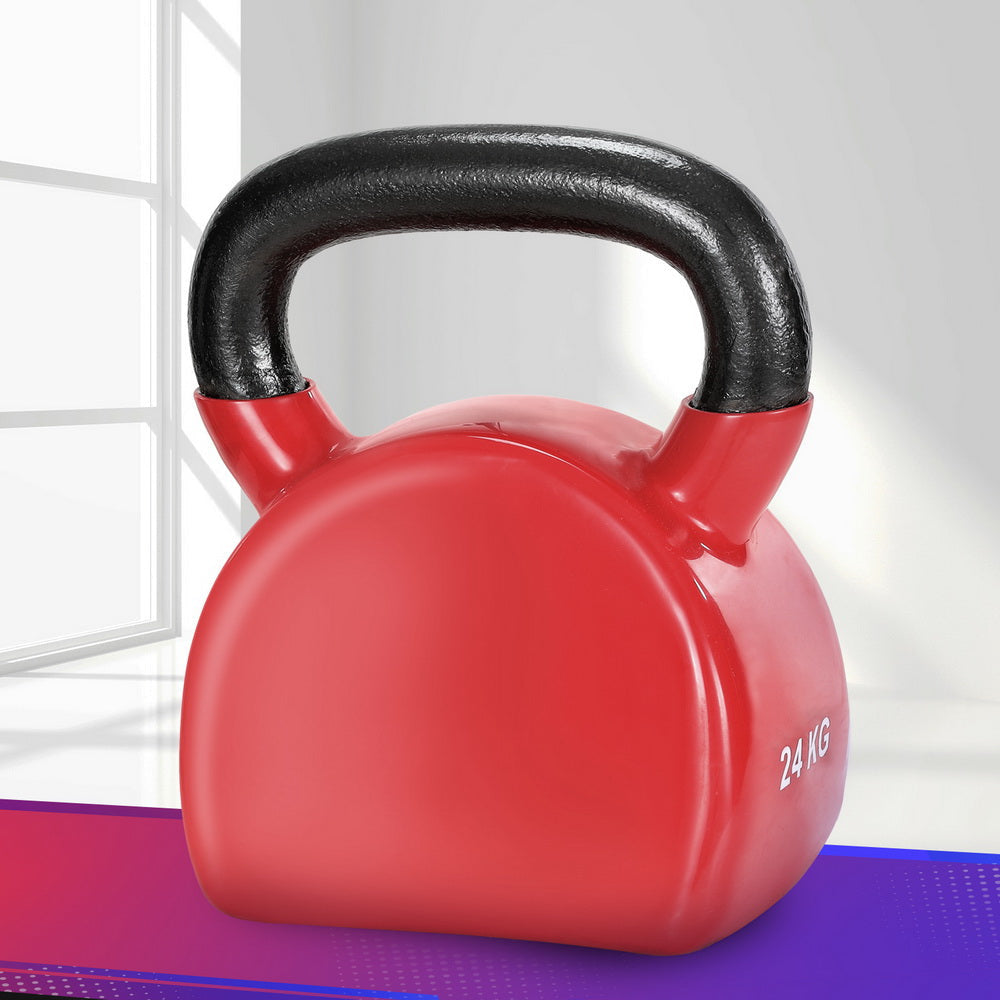 24kg Kettlebell Set for Weightlifting - Adjustable Dumbbell & Kettlebell Combo for Home Gym, Strength Training, CrossFit, and Full-Body Workouts