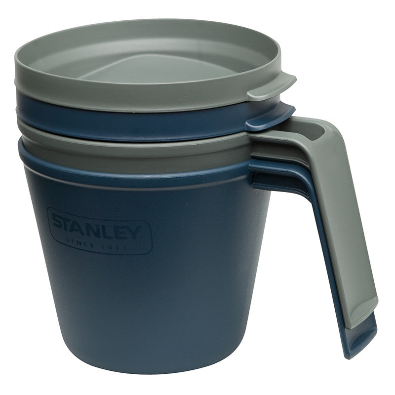 Stanley Adventure Nesting Mug & Bowl 0.47L (16oz) - Insulated Stainless Steel Camping Cookware Set for Hiking, Backpacking & Outdoor Adventures