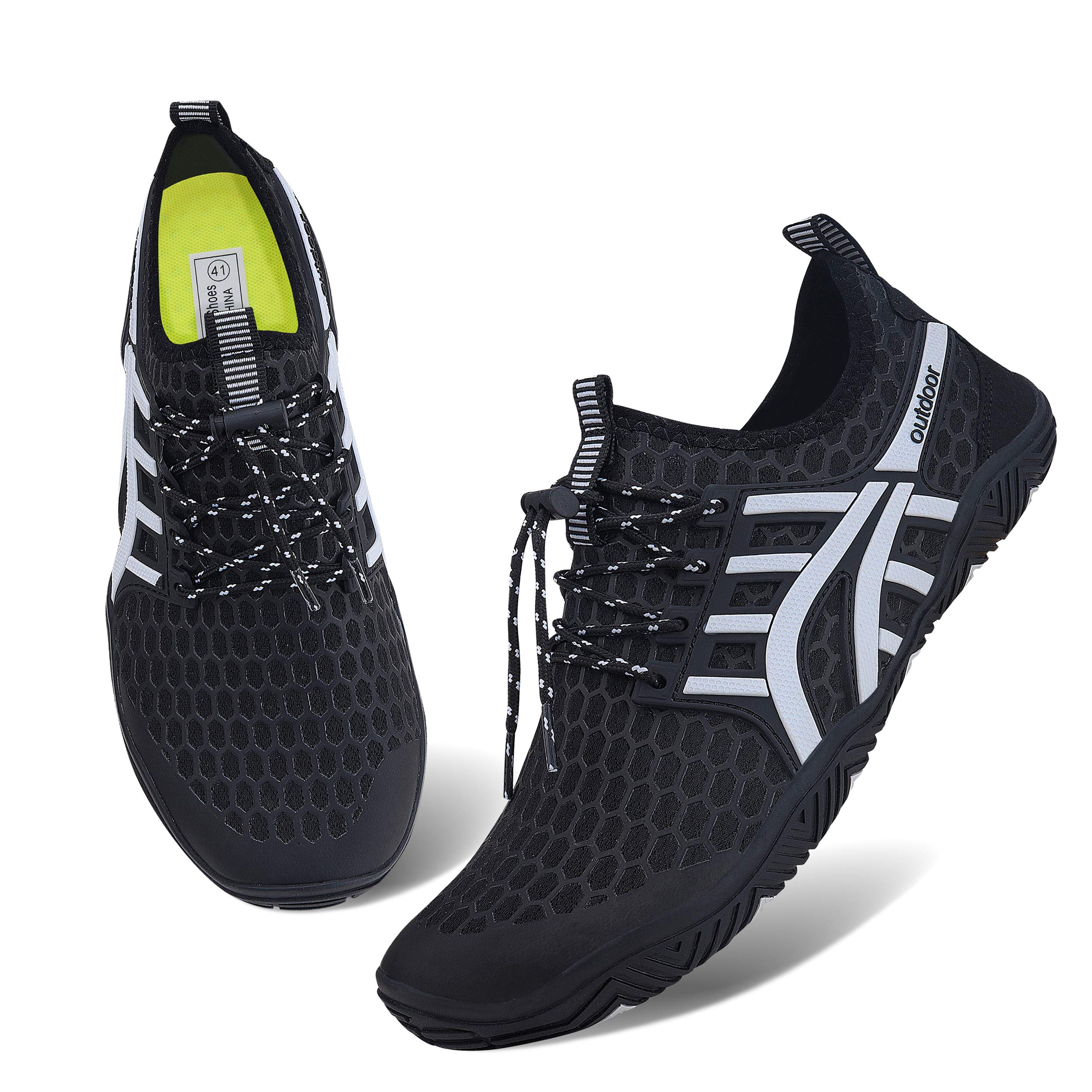**Men's & Women's Quick-Dry Water Shoes for Swimming, Surfing, Beach & Pool - Slip-On Aqua Shoes for Water Sports, Walking & Water Parks**