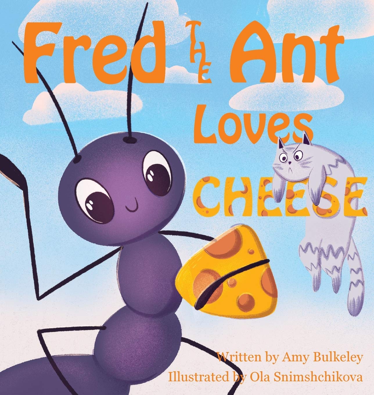 Fred the Ant Loves Cheese - Adorable Insect Plush Toy for Kids | Perfect for Bedtime Stories, Playtime & Educational Gifts