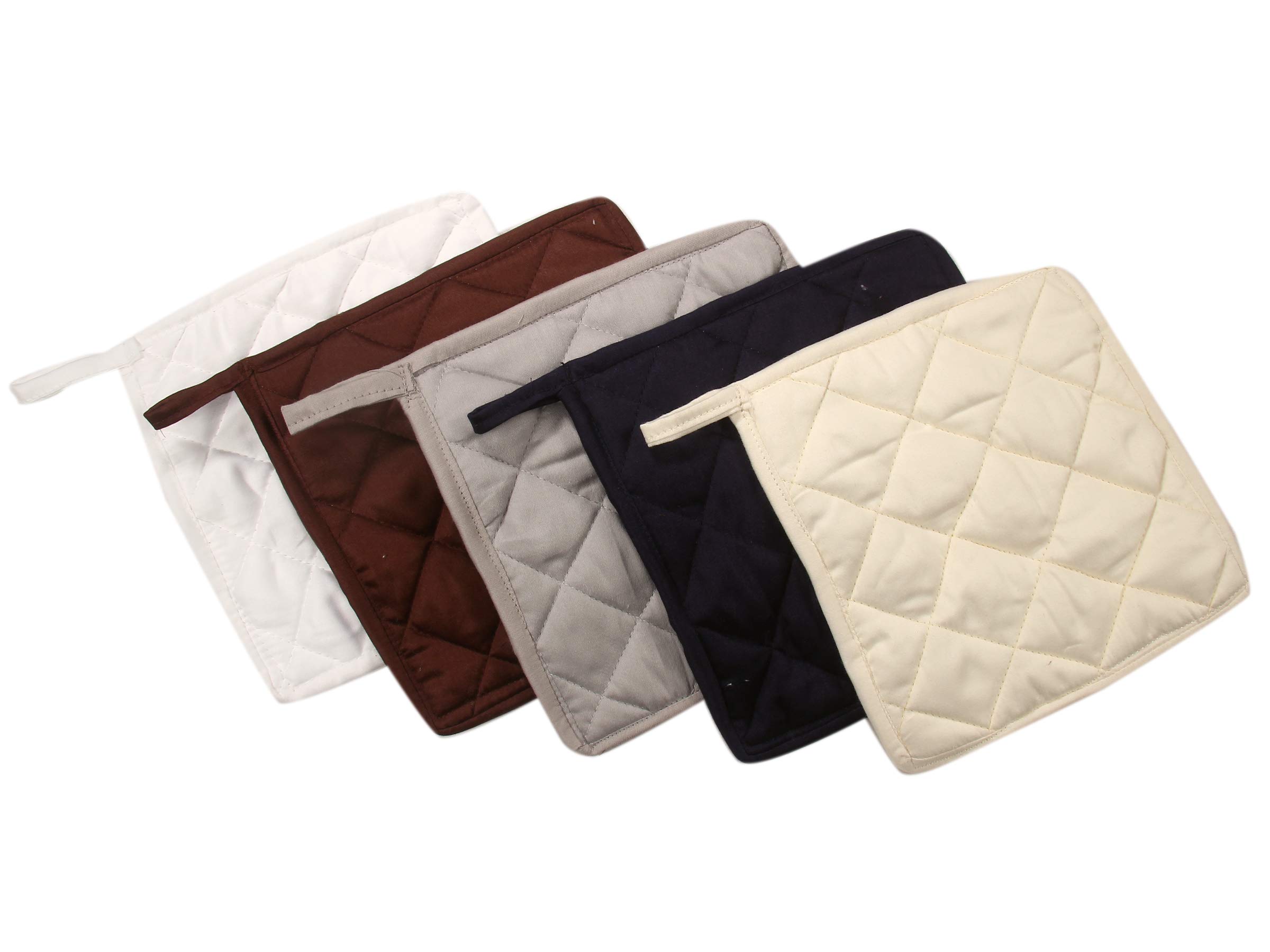 100% Cotton Heat Resistant Pot Holders - 9