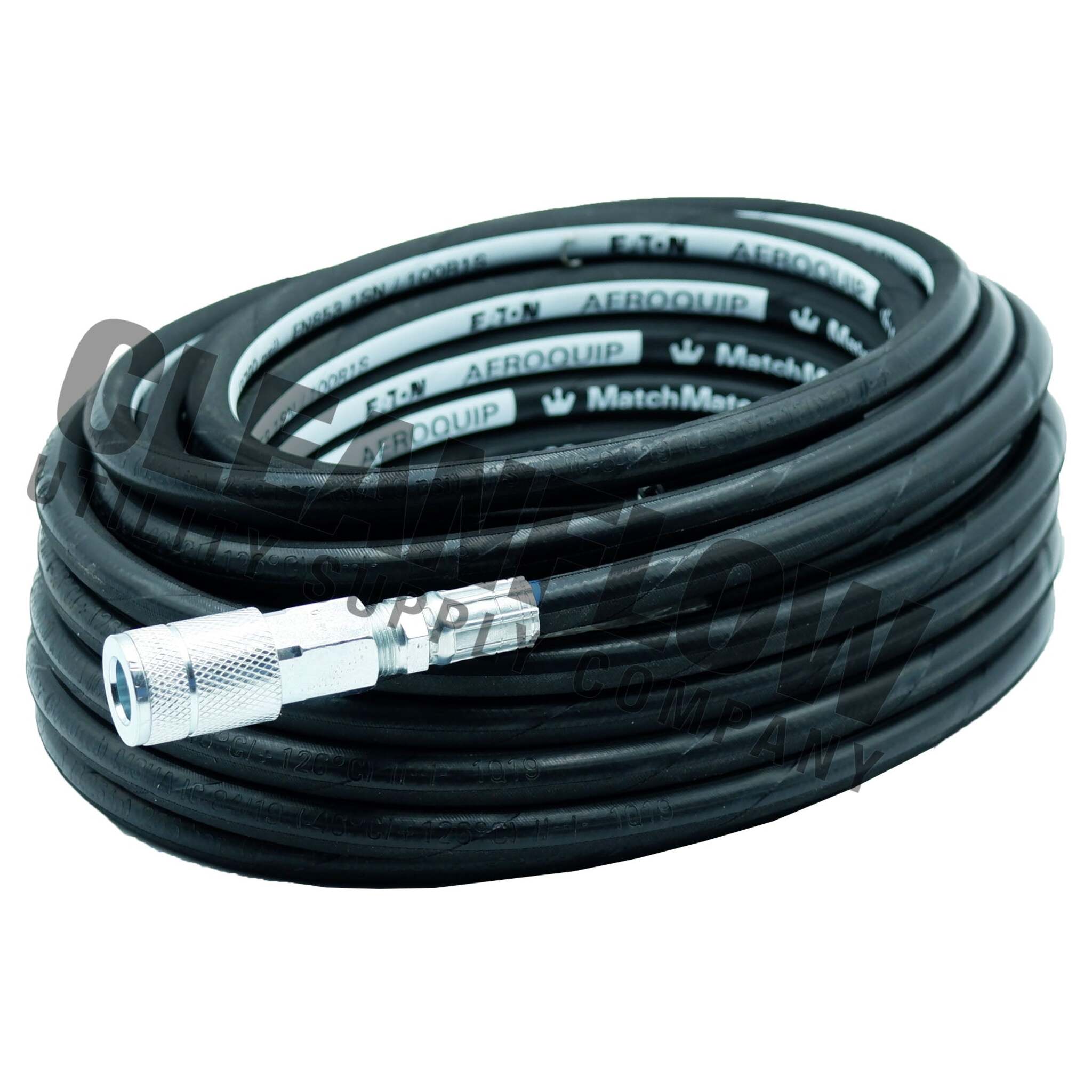 Arctic Blaster Replacement Steam Hose Assemblies – 2600 PSI High Pressure, Wire Reinforced Nitrile Rubber, 40°F to 212°F Temperature Range, Quick Connect Coupling – Ideal for Commercial Steam Cleaning, Car Wash, and Industrial Applications