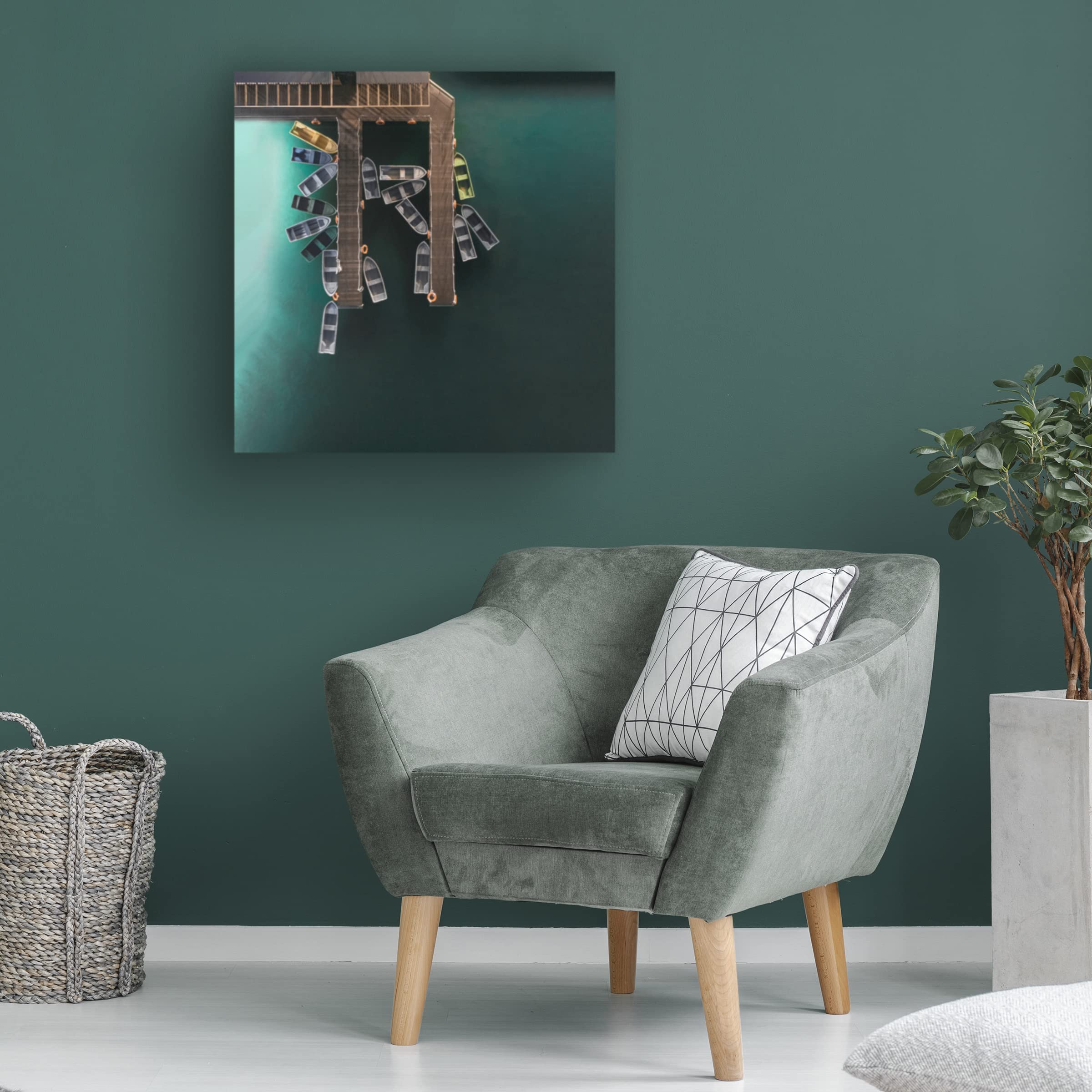 Trademark Fine Art 'Magnetic' Canvas Painting by Alexander Kornilov - Modern Abstract Wall Art for Living Room, Bedroom & Office Decor