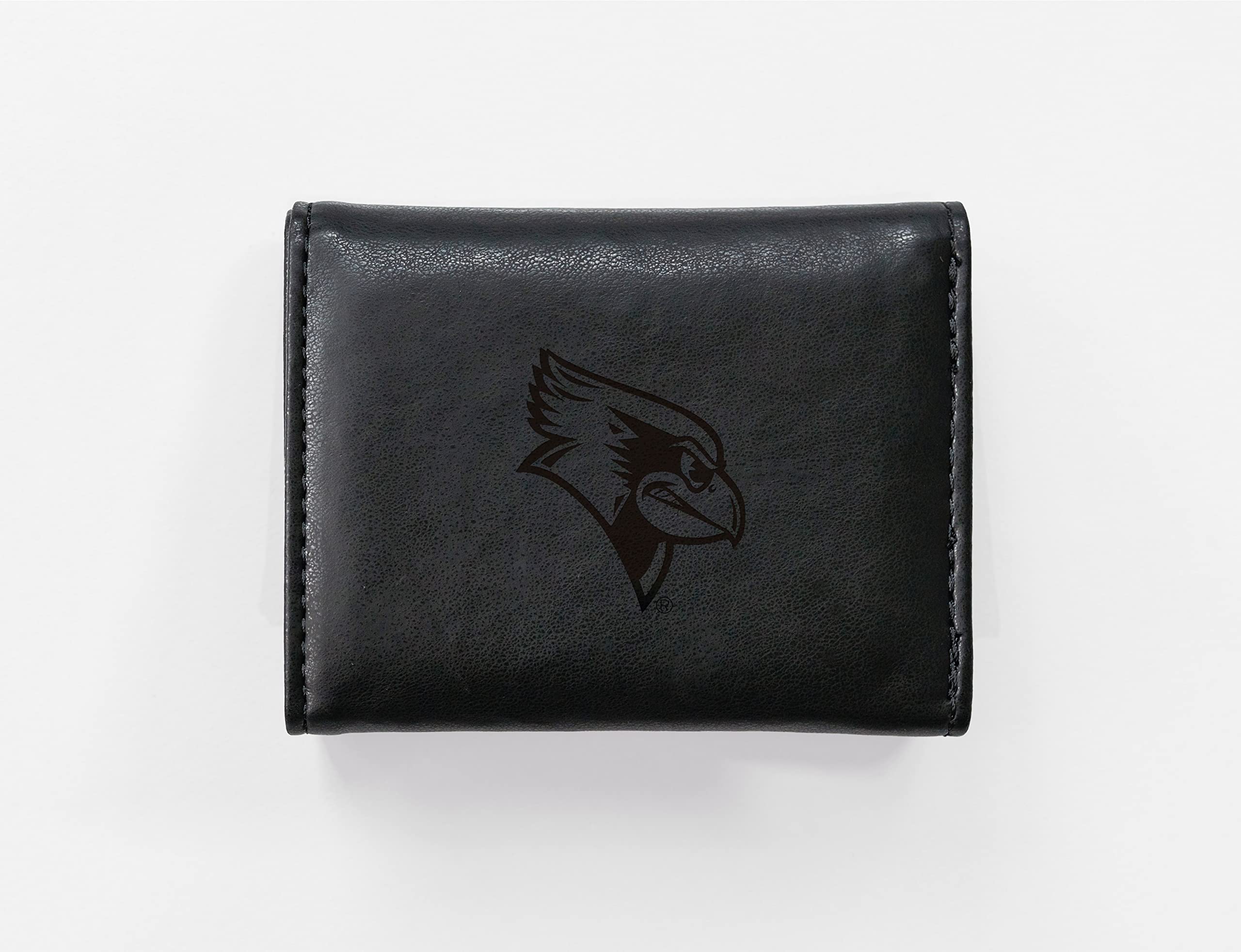 Rico Industries LETRI Laser Engraved Trifold Wallet - Illinois State Redbirds Design | Perfect for Alumni, Fans & Gift Giving | Durable RFID Blocking Bifold Wallet for Men & Women