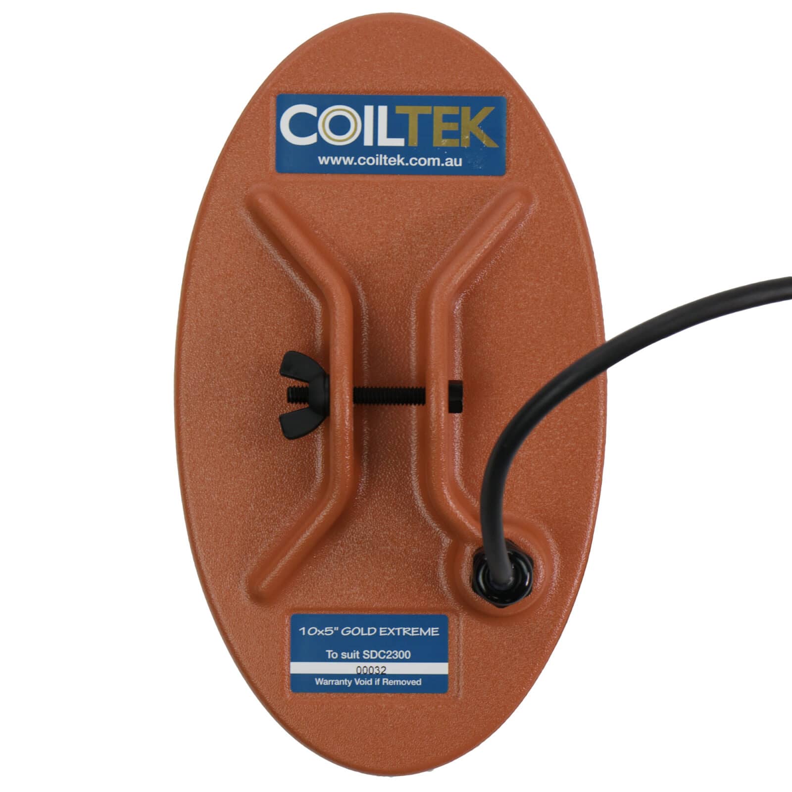 Coiltek 10x5 Elliptical Gold Extreme Search Coil for Minelab SDC 2300 Metal Detector - High Performance Gold Prospecting Accessory for Treasure Hunting & Outdoor Adventures