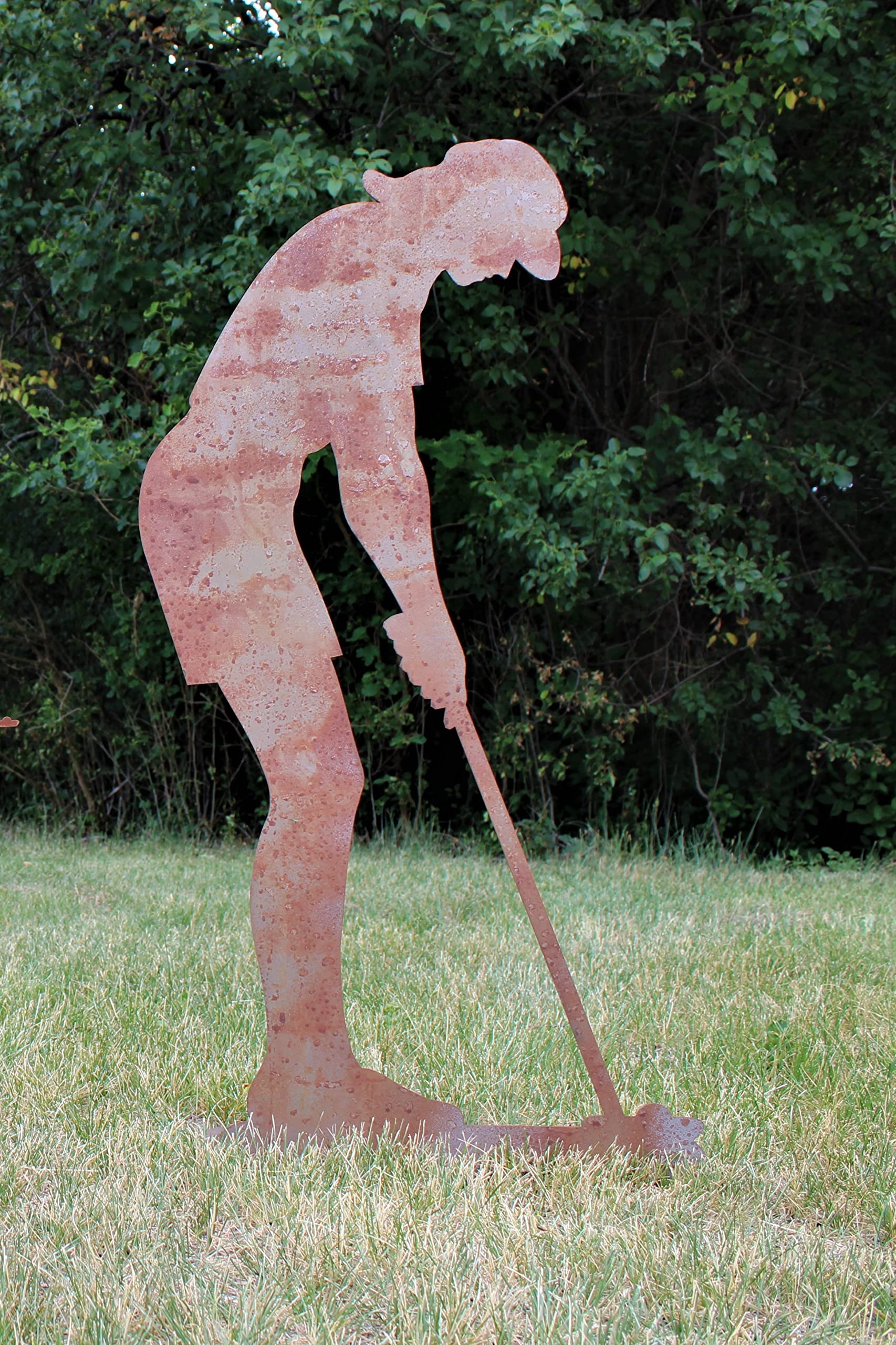 XL Rustic Metal Garden Stake - 34