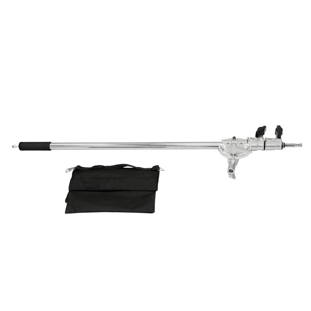 217cm Heavy Duty Telescopic Boom Arm with Sandbag - Professional Photography & Video Support for Studio, Outdoor Filming, Vlogging, and Live Streaming