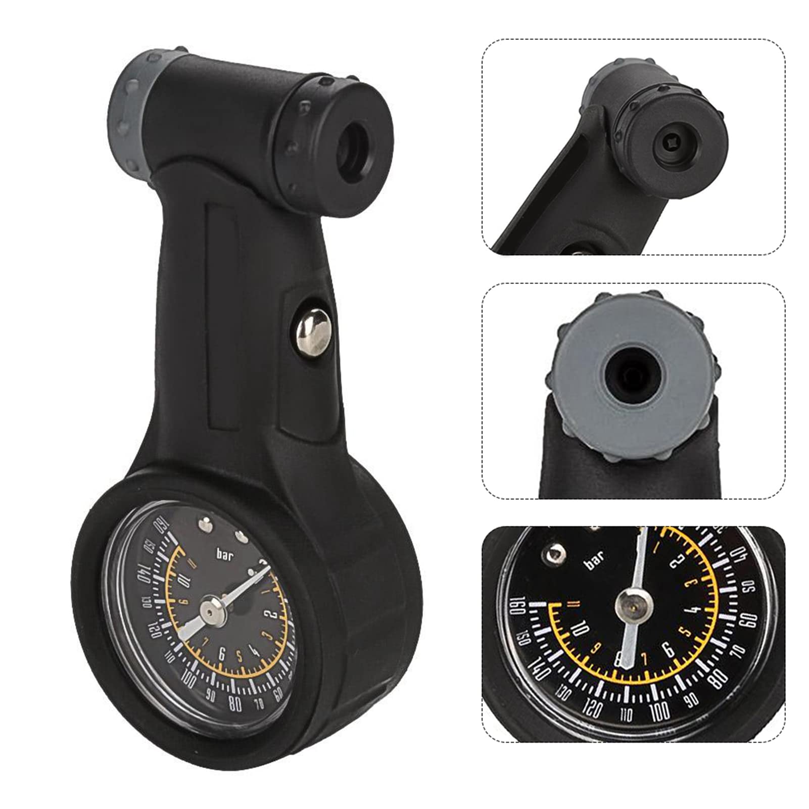 Premium Digital Tire Pressure Gauge - Accurate Car, Motorcycle & Bike Tire Pressure Checker with LCD Display - Perfect for Road Trips, Commuting & Cycling Safety